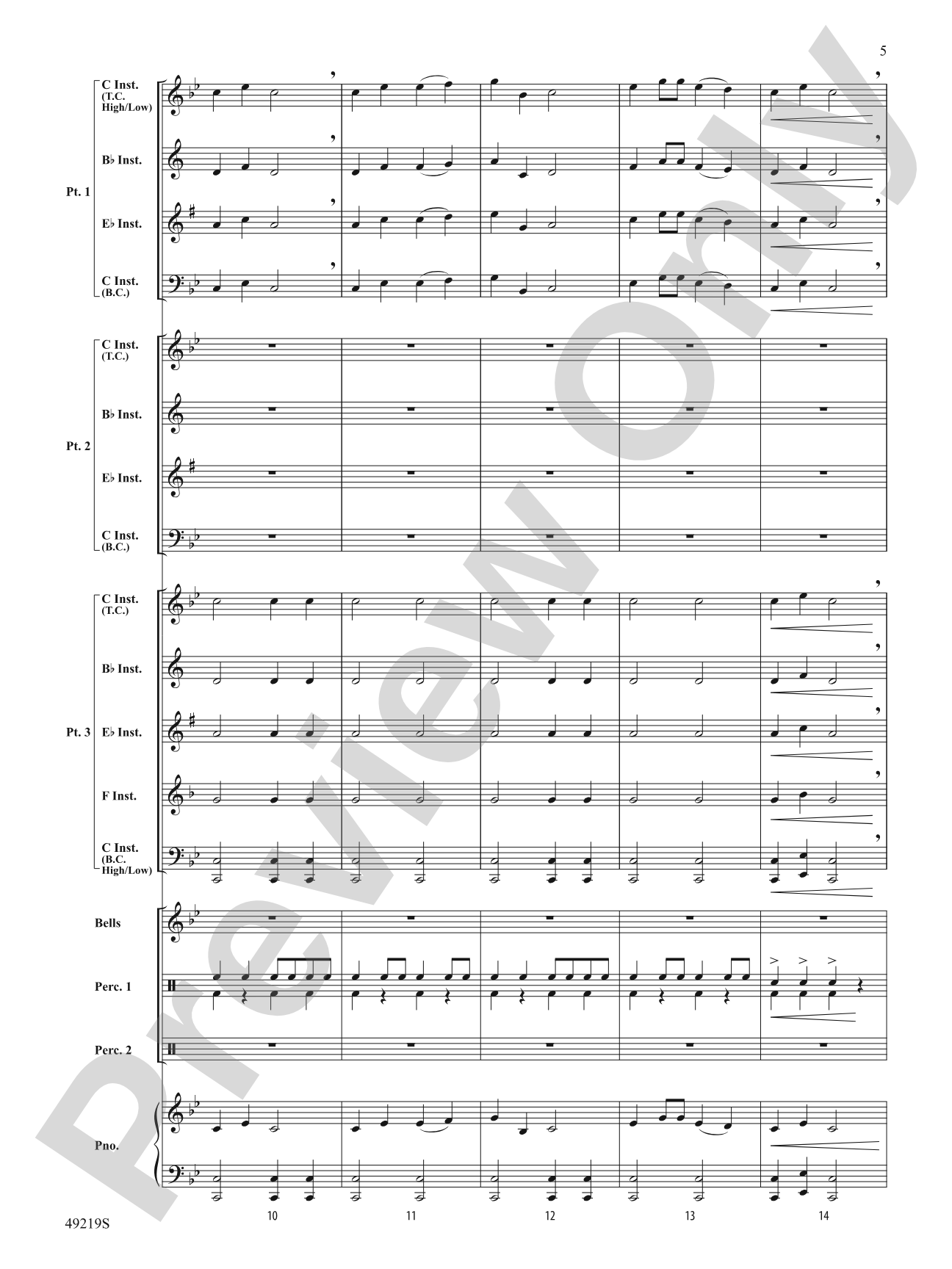 Dragon Dance: Flexible Band/String Ensemble Score & Parts