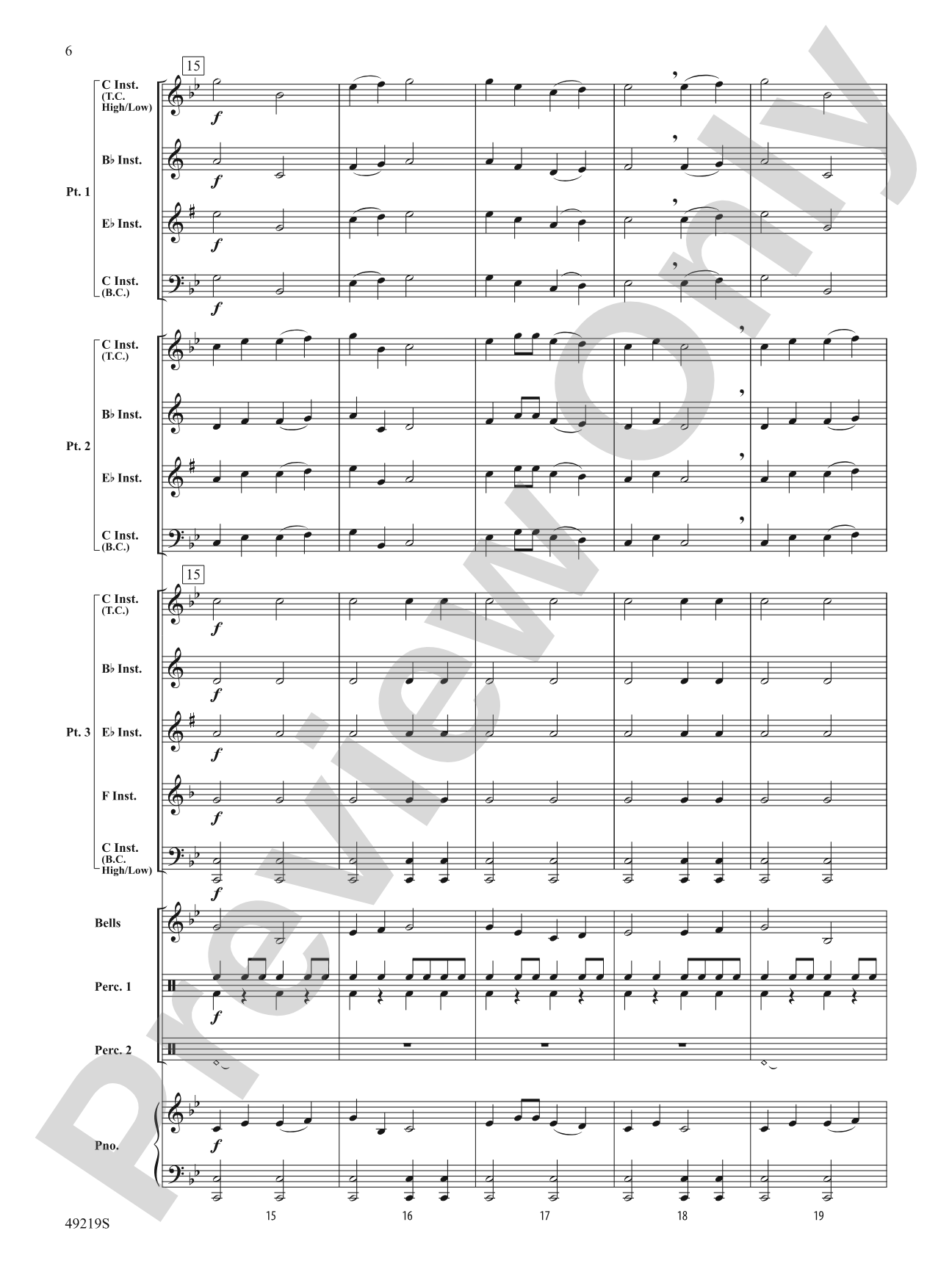 Dragon Dance: Flexible Band/String Ensemble Score & Parts