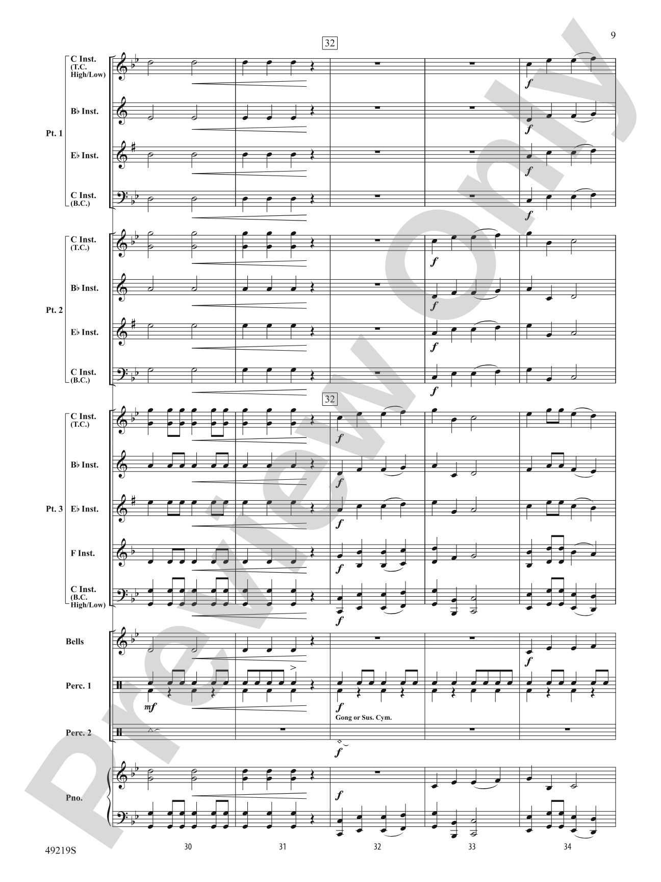 Dragon Dance: Flexible Band/String Ensemble Score & Parts