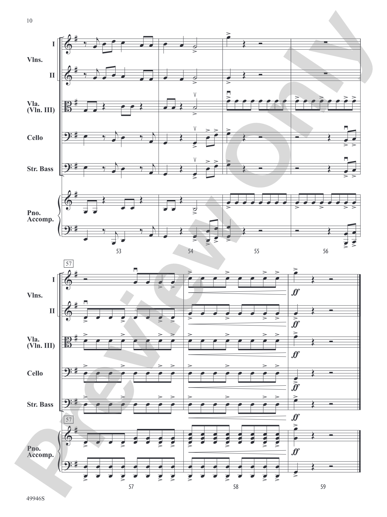 New Beginnings: String Orchestra Conductor Score & Parts