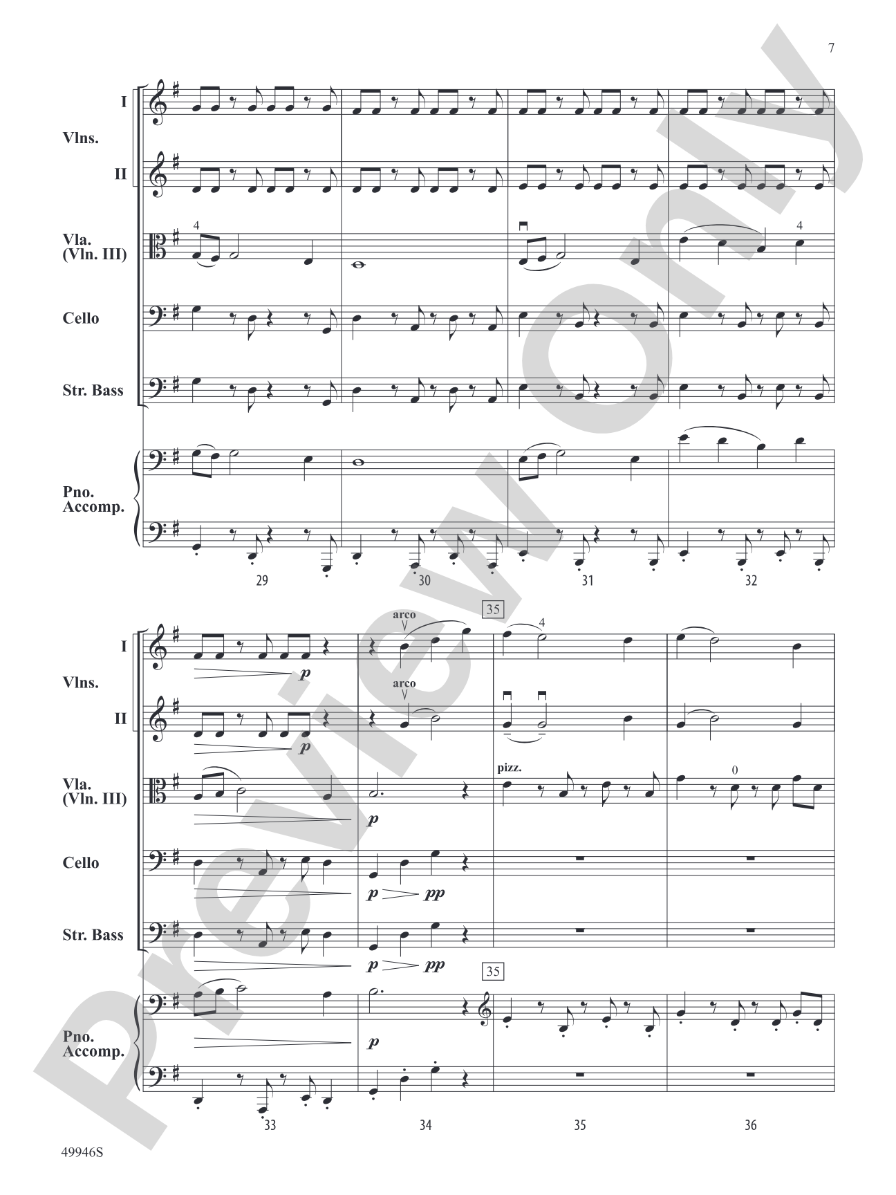 New Beginnings: String Orchestra Conductor Score & Parts