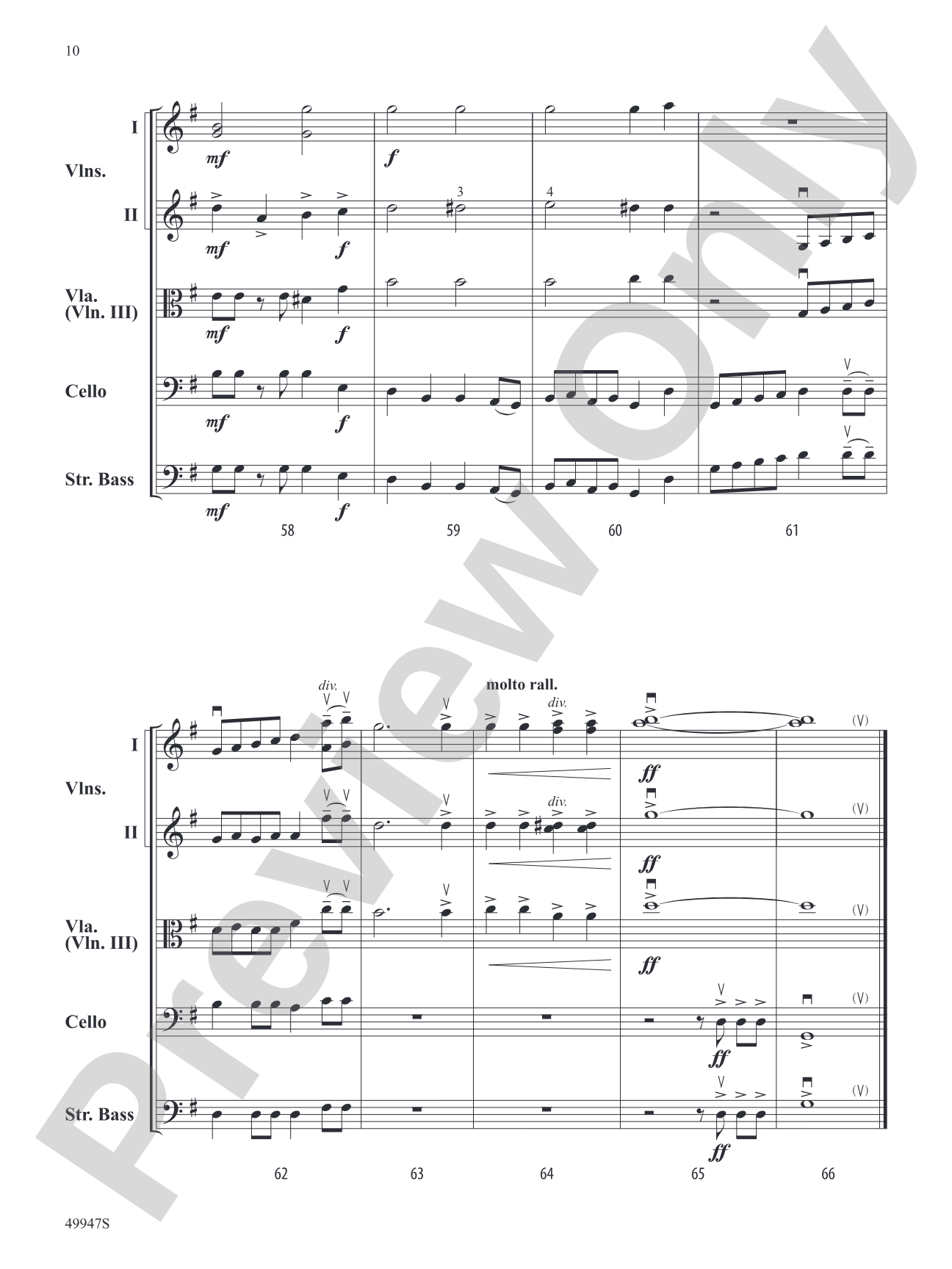 Terra Beata: String Orchestra Conductor Score & Parts