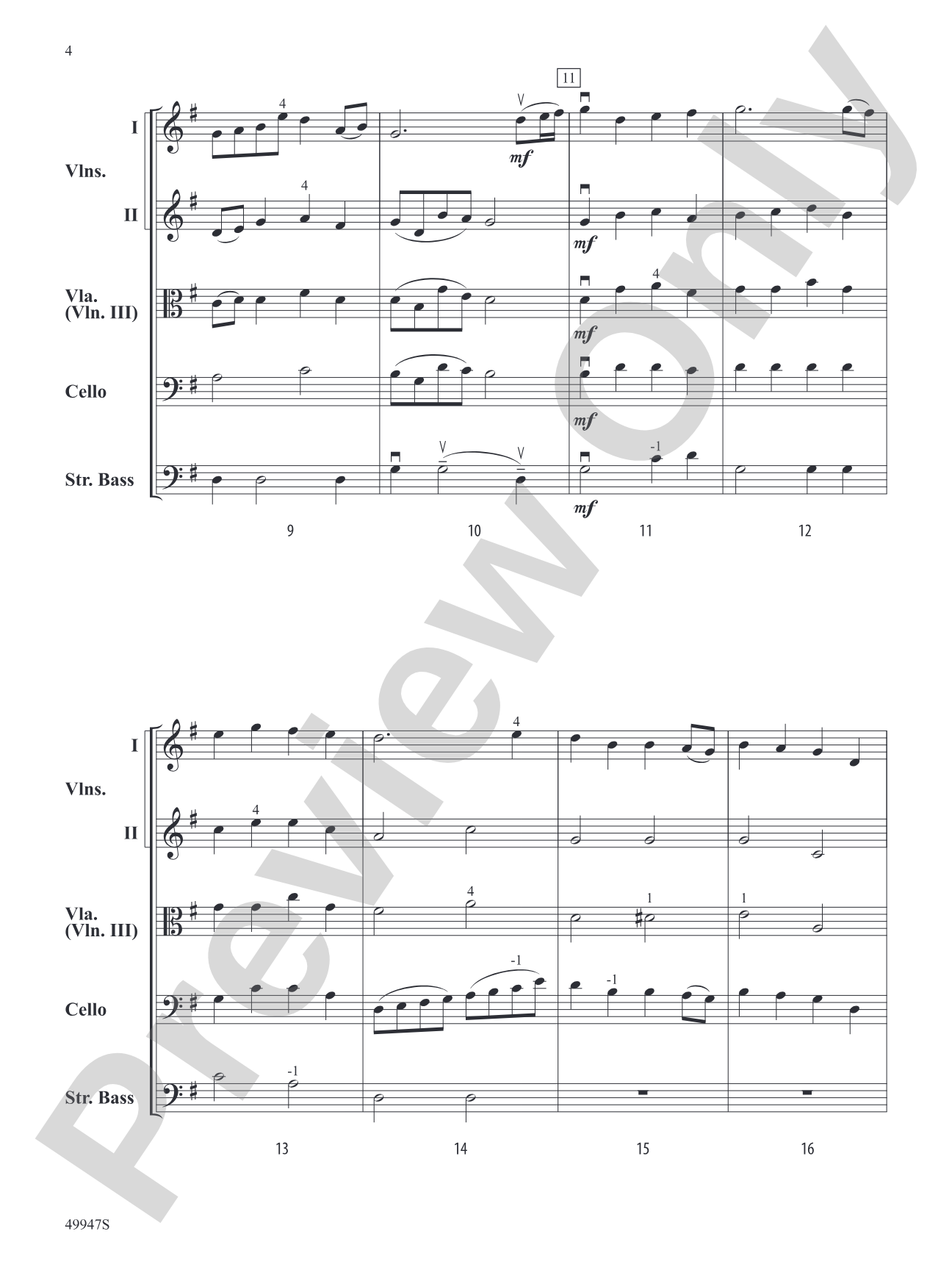 Terra Beata: String Orchestra Conductor Score & Parts