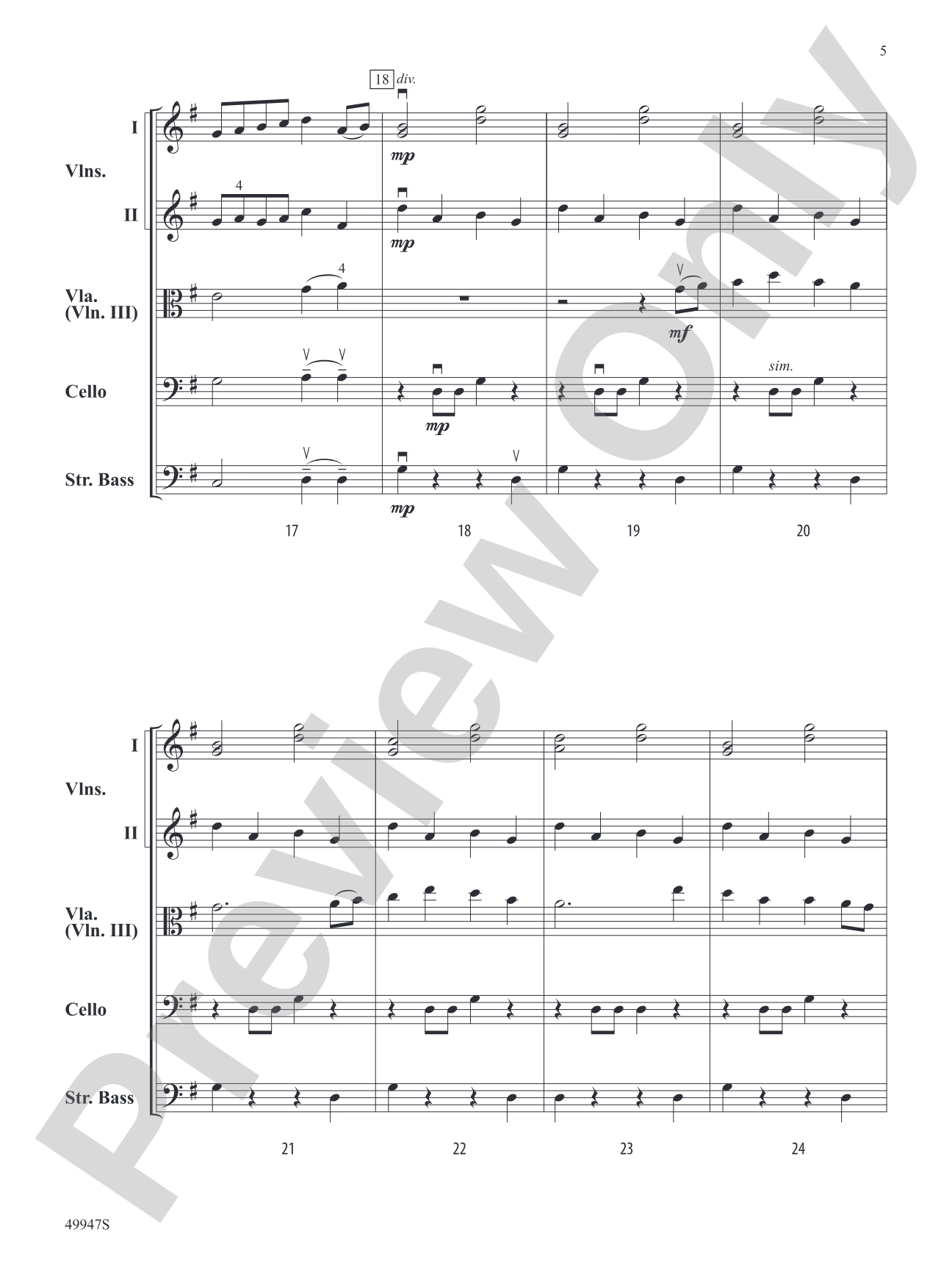 Terra Beata: String Orchestra Conductor Score & Parts