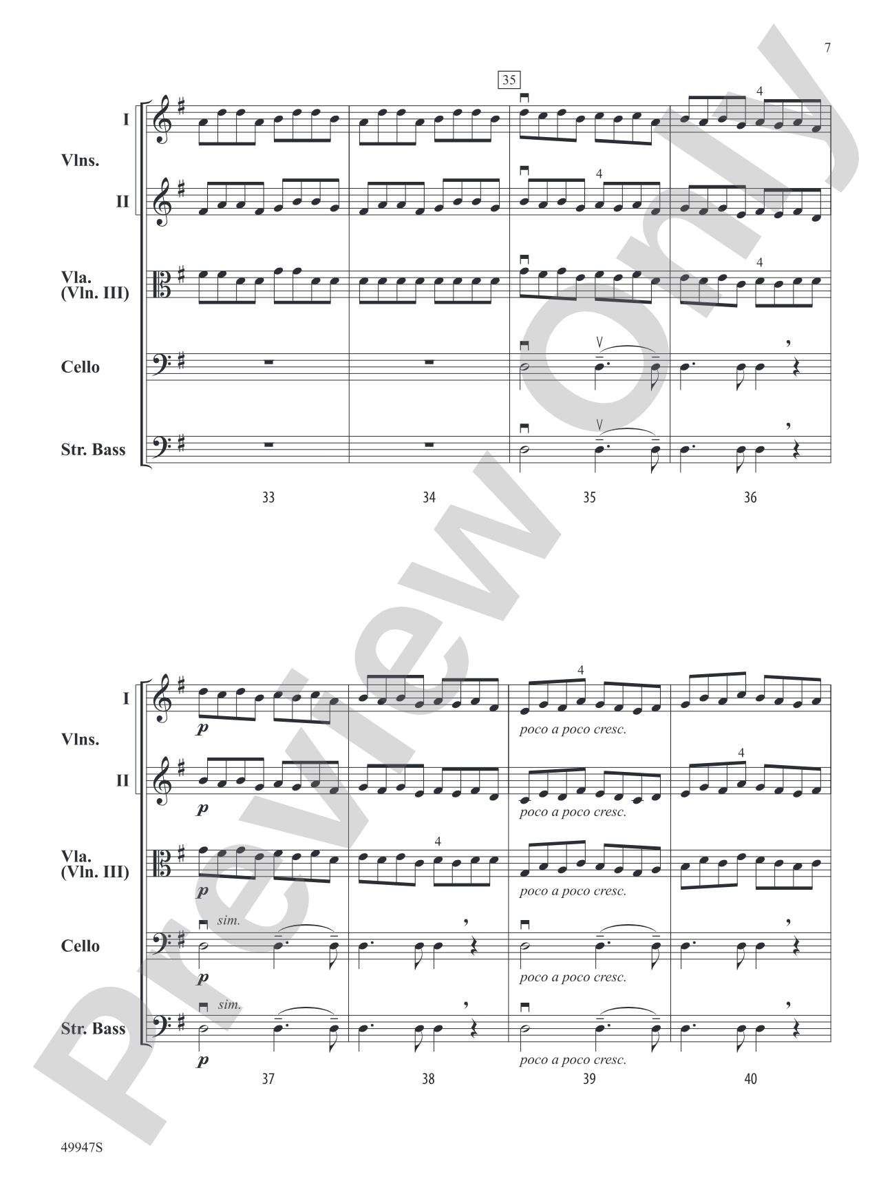 Terra Beata: String Orchestra Conductor Score & Parts