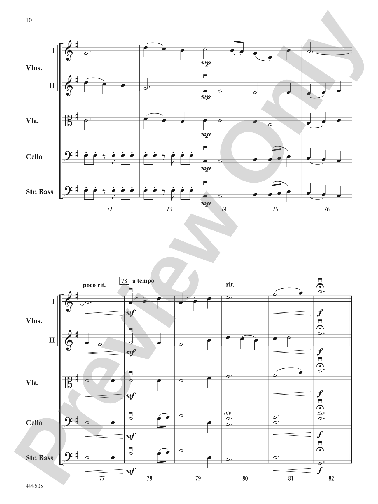 Skylight: String Orchestra Conductor Score & Parts