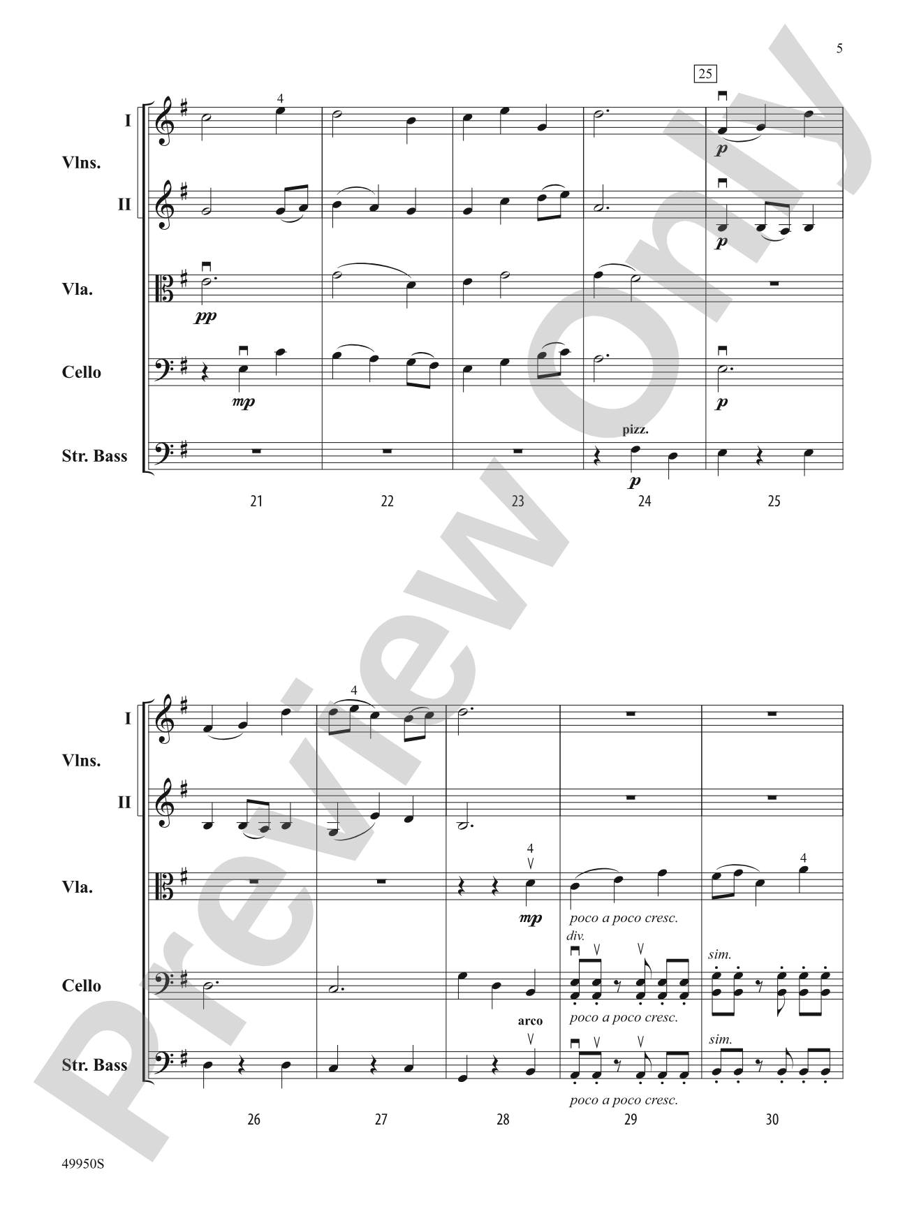 Skylight: String Orchestra Conductor Score & Parts