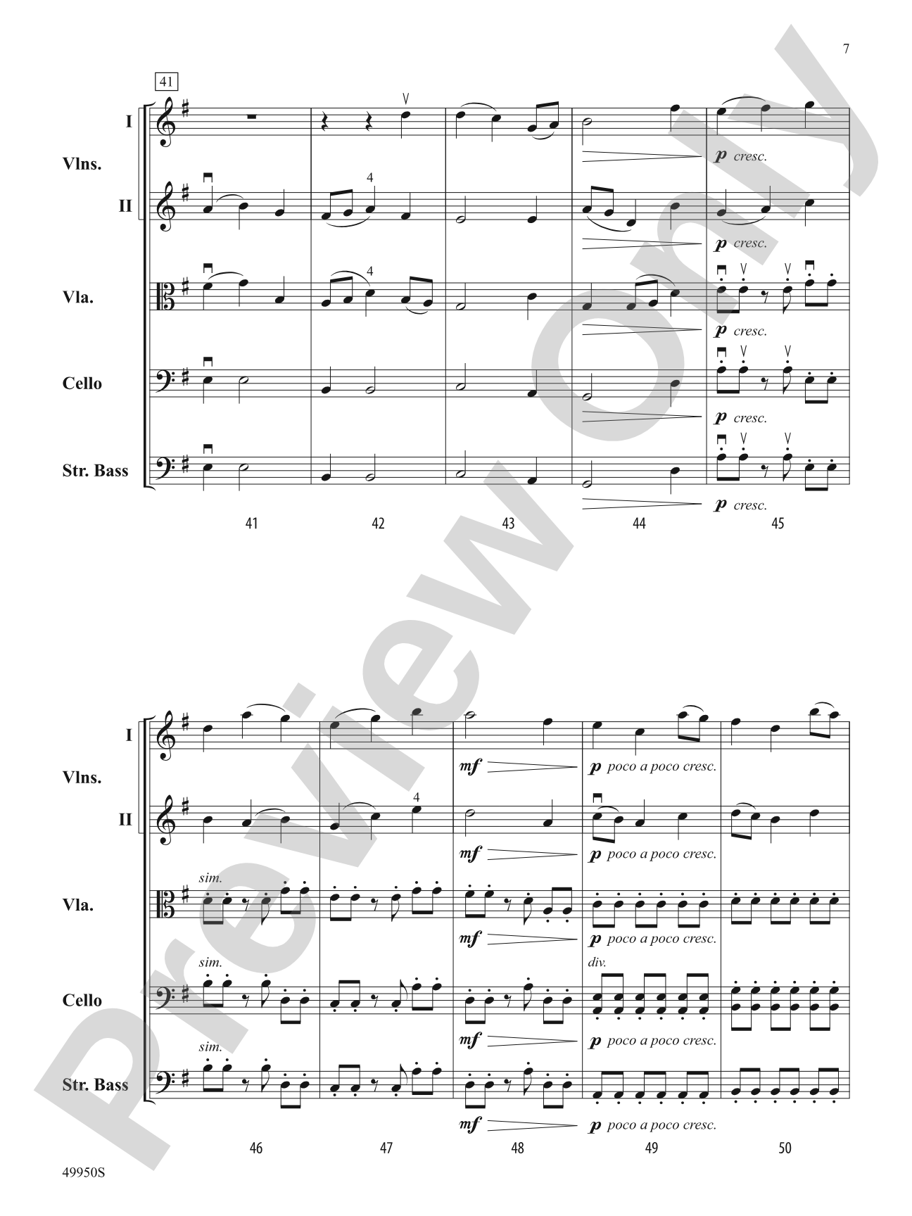 Skylight: String Orchestra Conductor Score & Parts