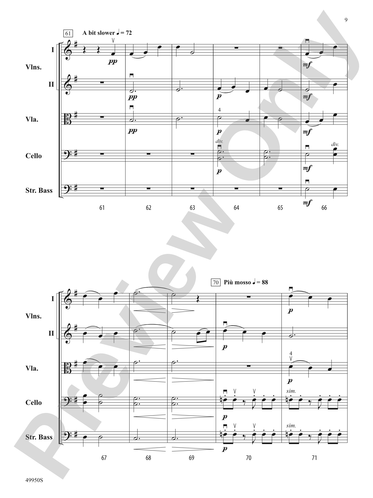 Skylight: String Orchestra Conductor Score & Parts