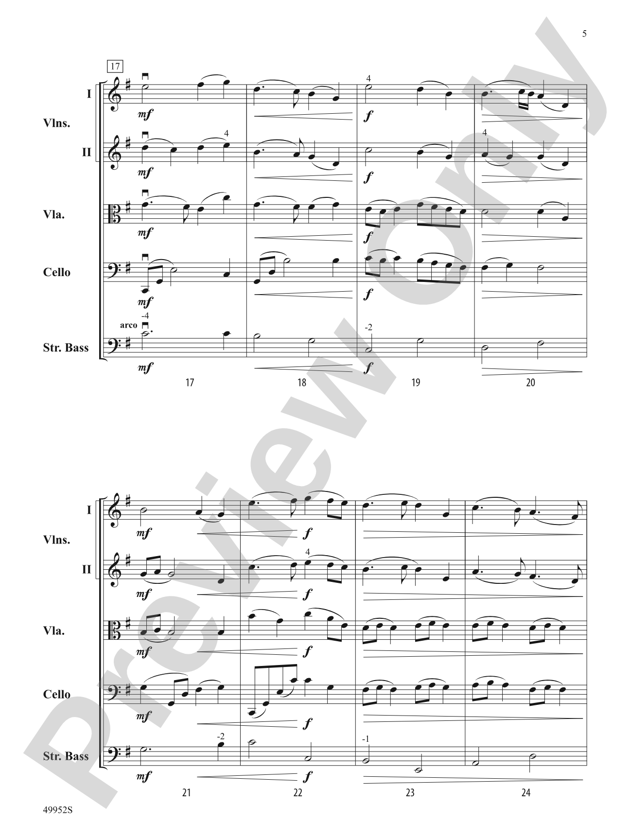 Lake of the Clouds: String Orchestra Conductor Score & Parts