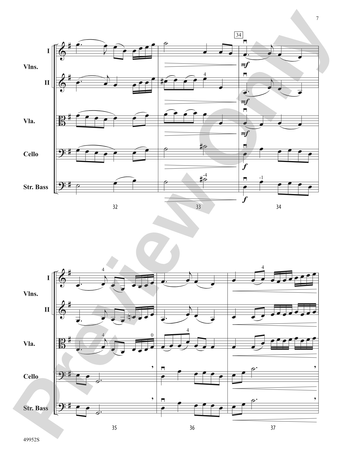 Lake of the Clouds: String Orchestra Conductor Score & Parts