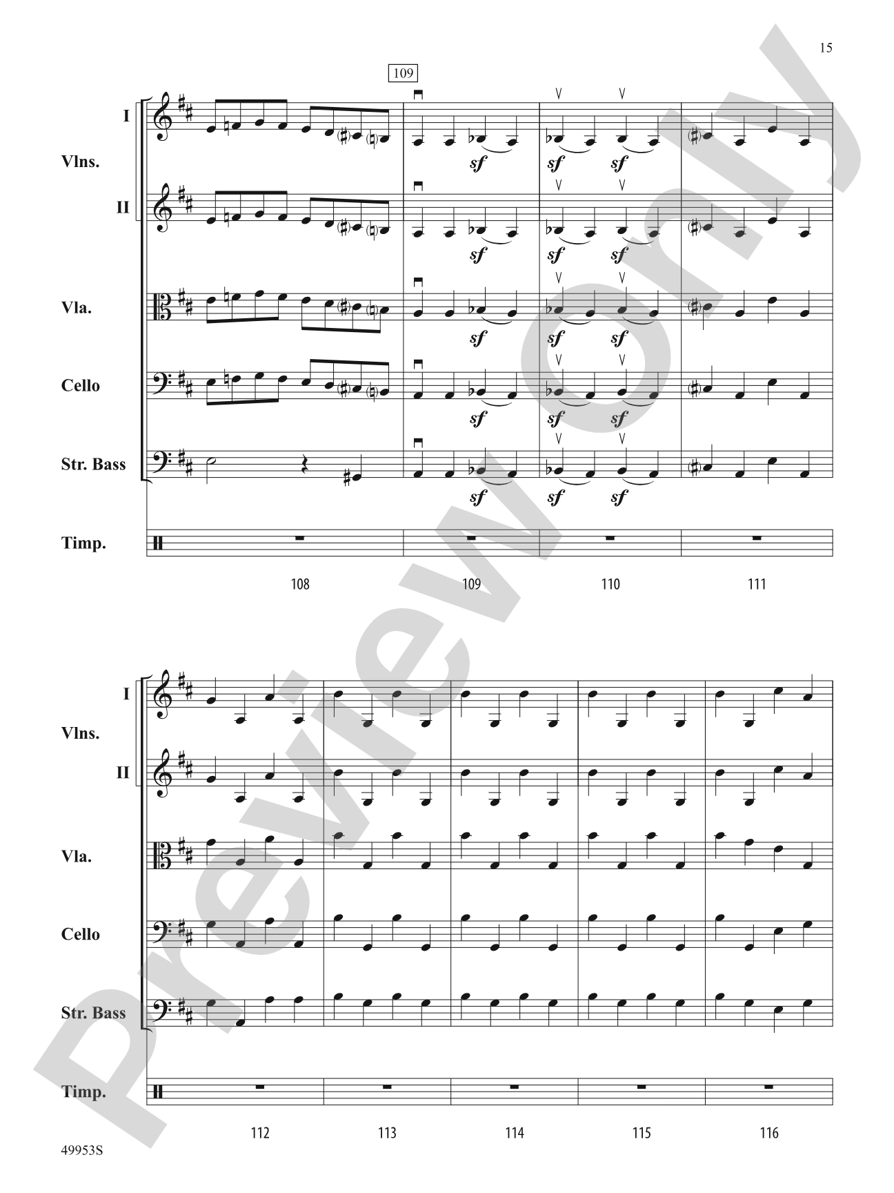 Symphony No. 104 (London): String Orchestra Conductor Score & Parts