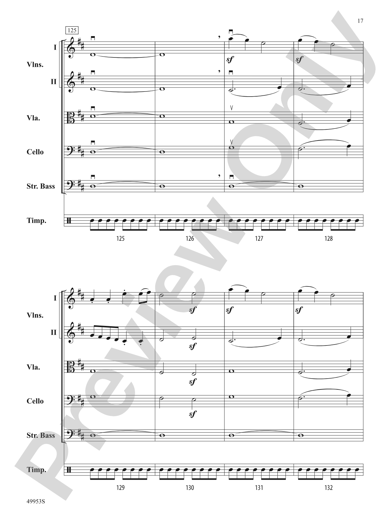 Symphony No. 104 (London): String Orchestra Conductor Score & Parts