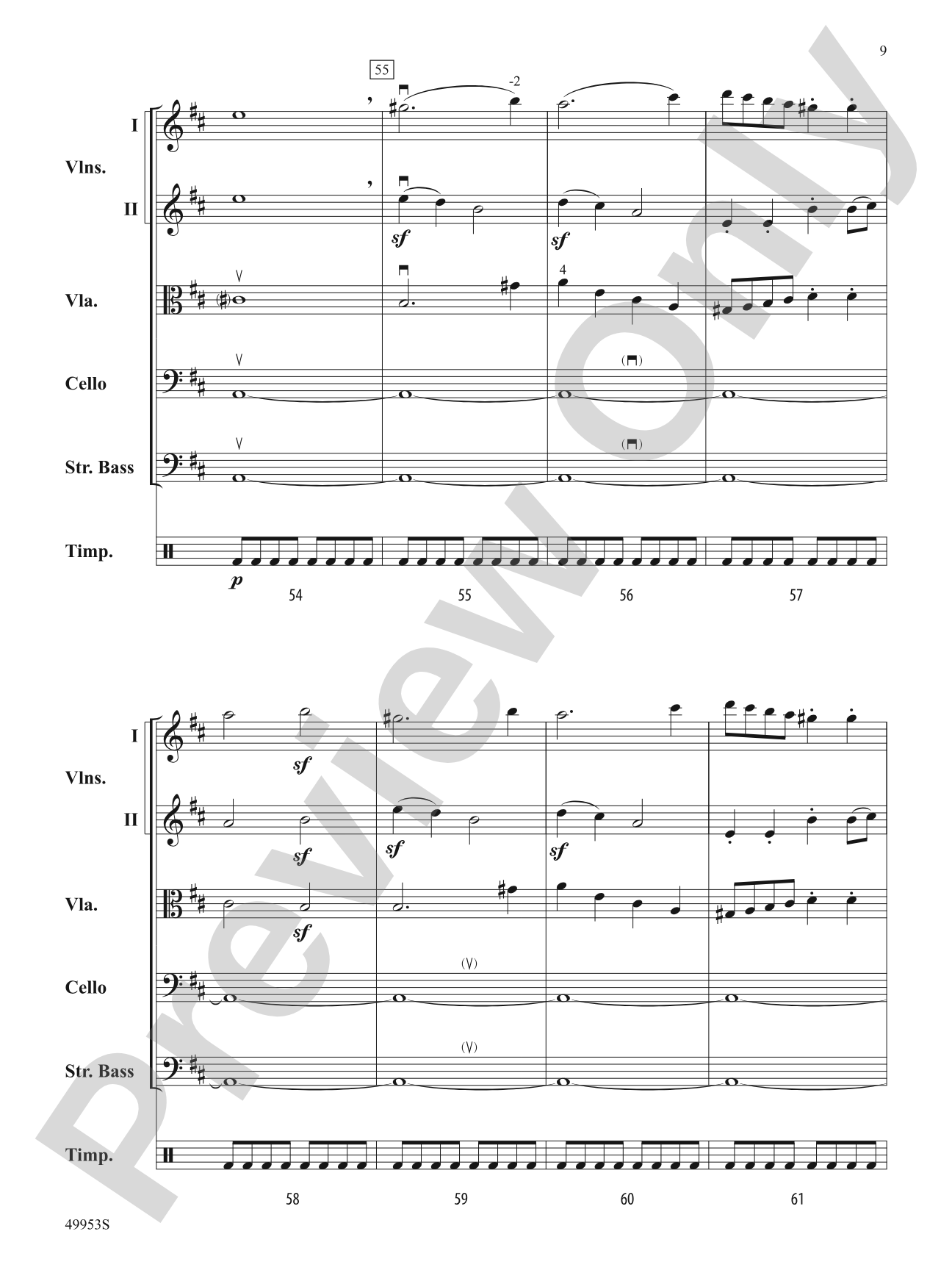 Symphony No. 104 (London): String Orchestra Conductor Score & Parts