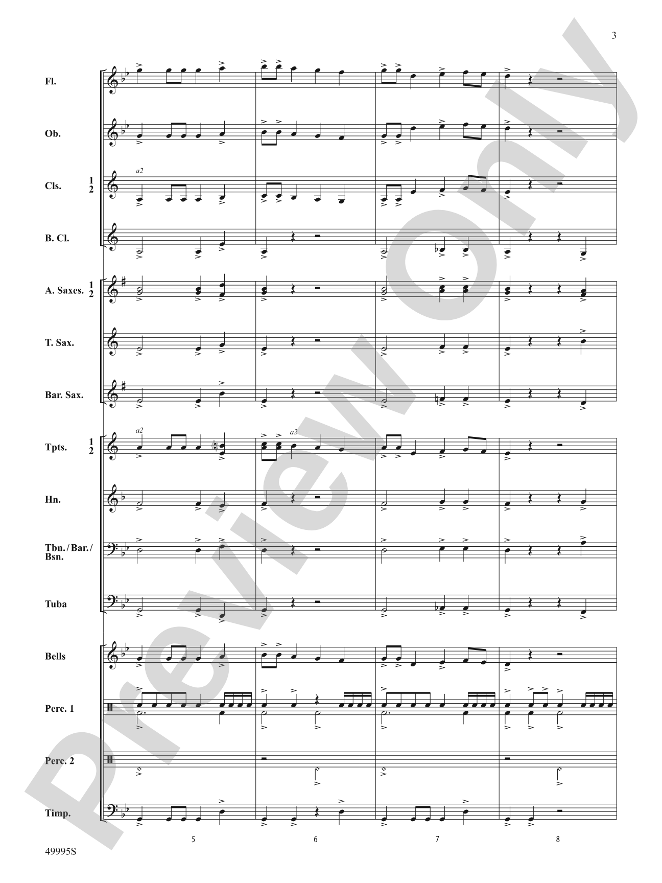 Infinite Quest: Concert Band Conductor Score & Parts