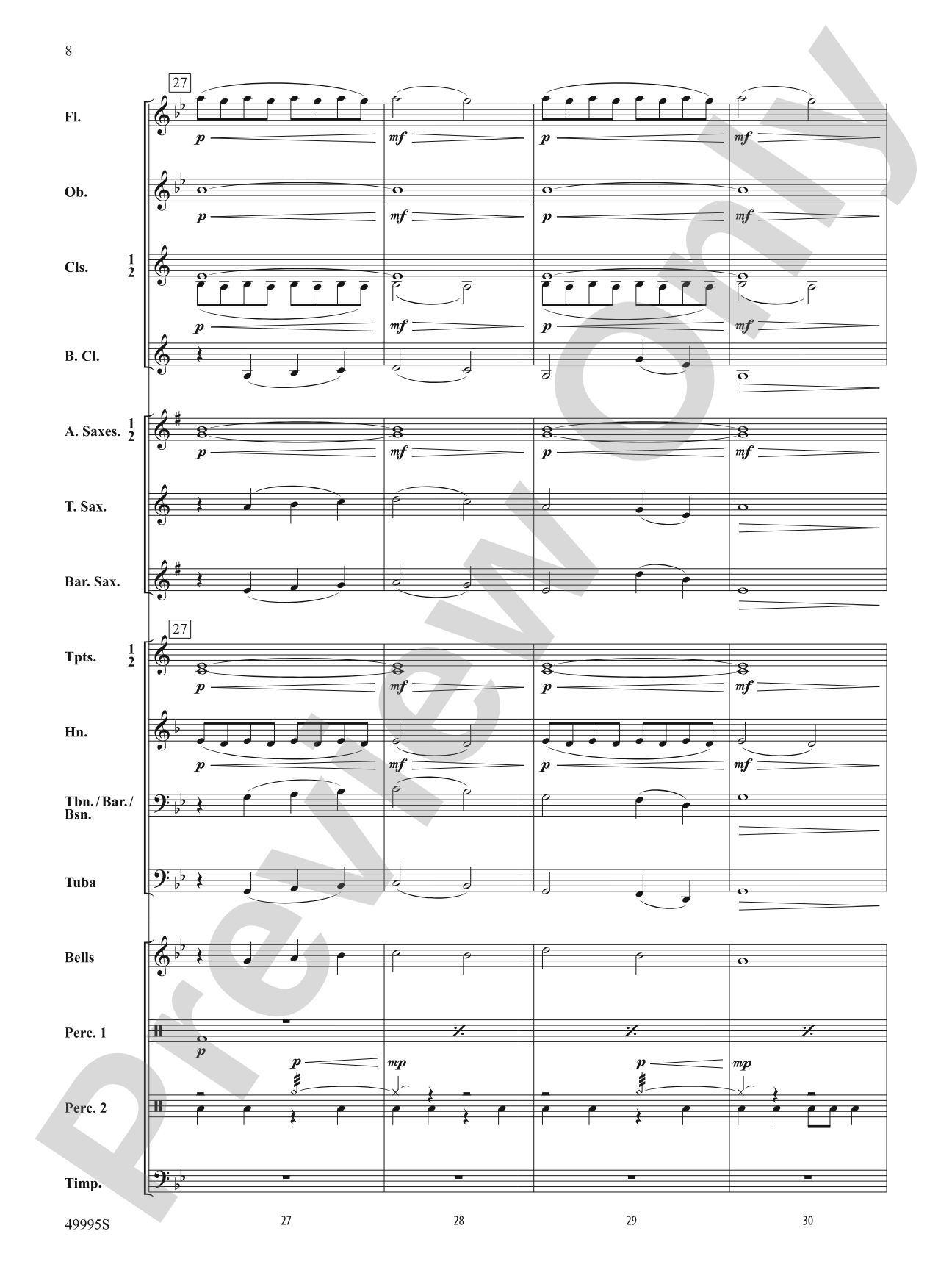 Infinite Quest: Concert Band Conductor Score & Parts