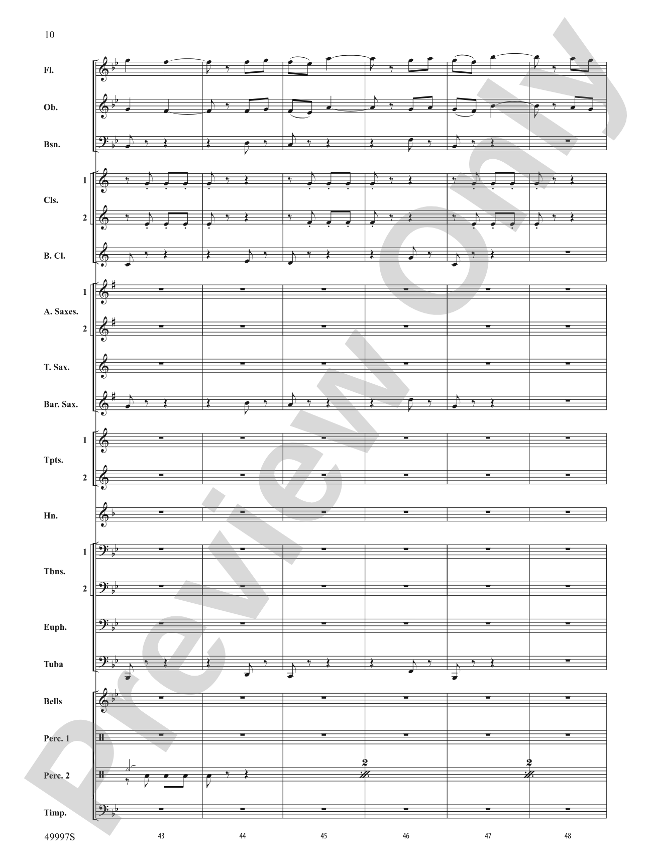 Paso Del Aguila: Concert Band Conductor Score & Parts