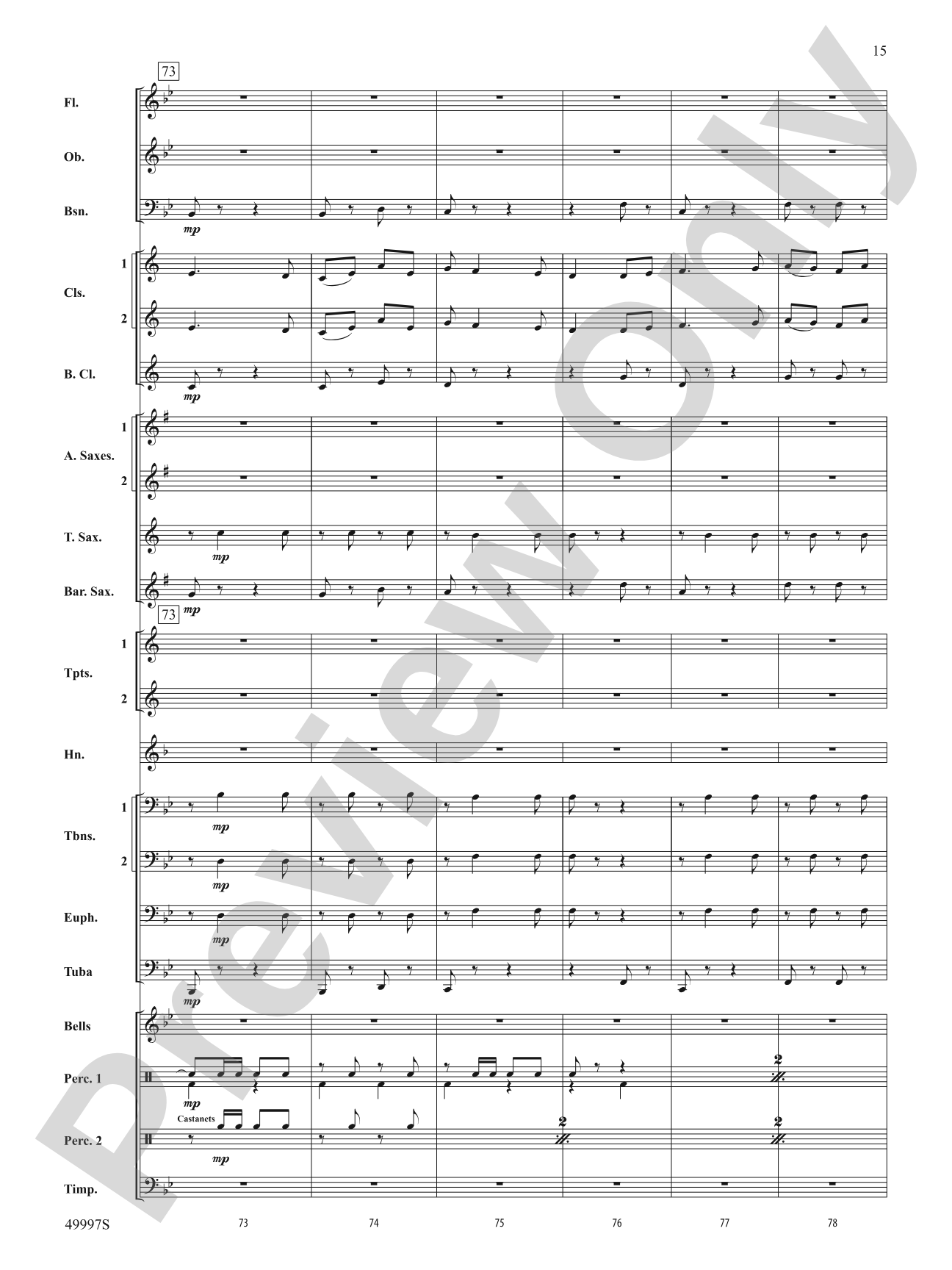 Paso Del Aguila: Concert Band Conductor Score & Parts