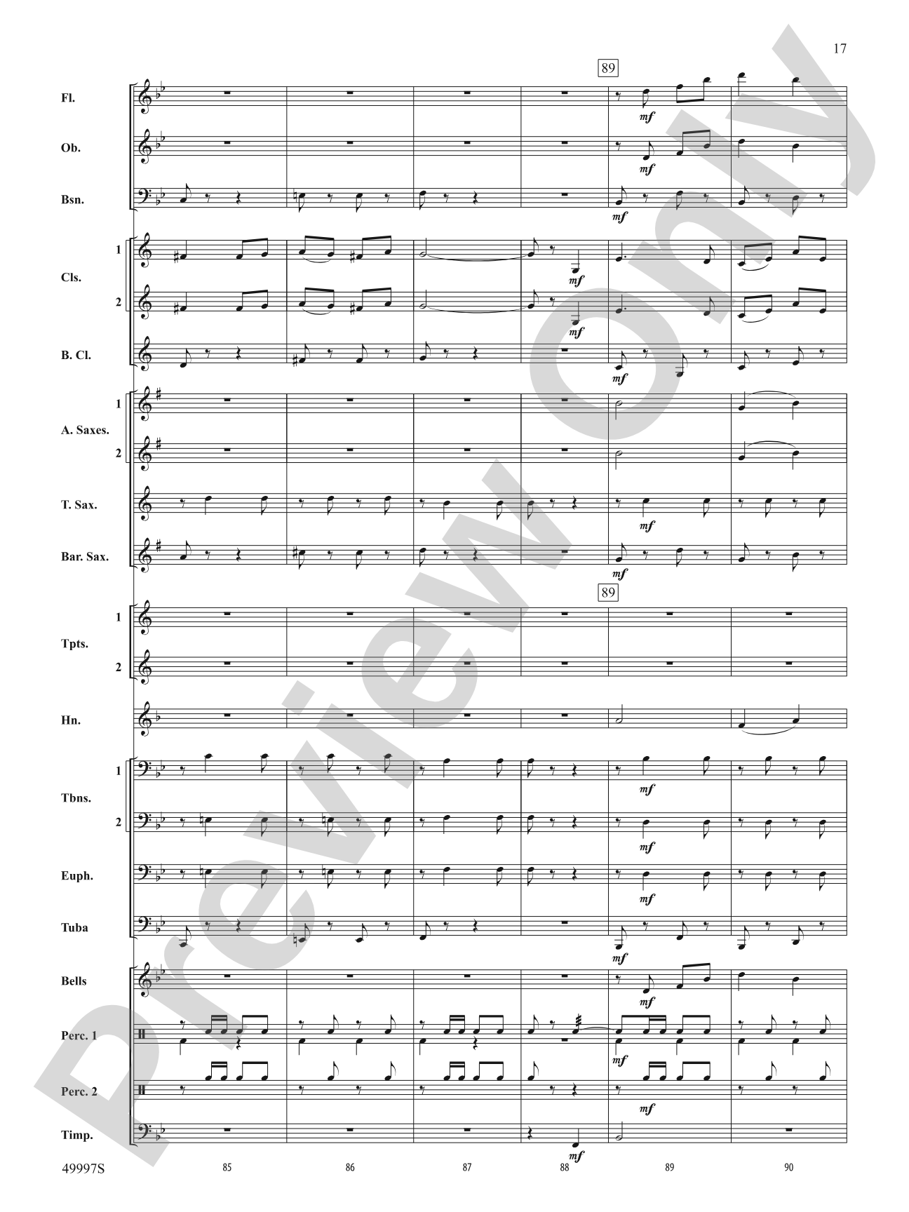 Paso Del Aguila: Concert Band Conductor Score & Parts