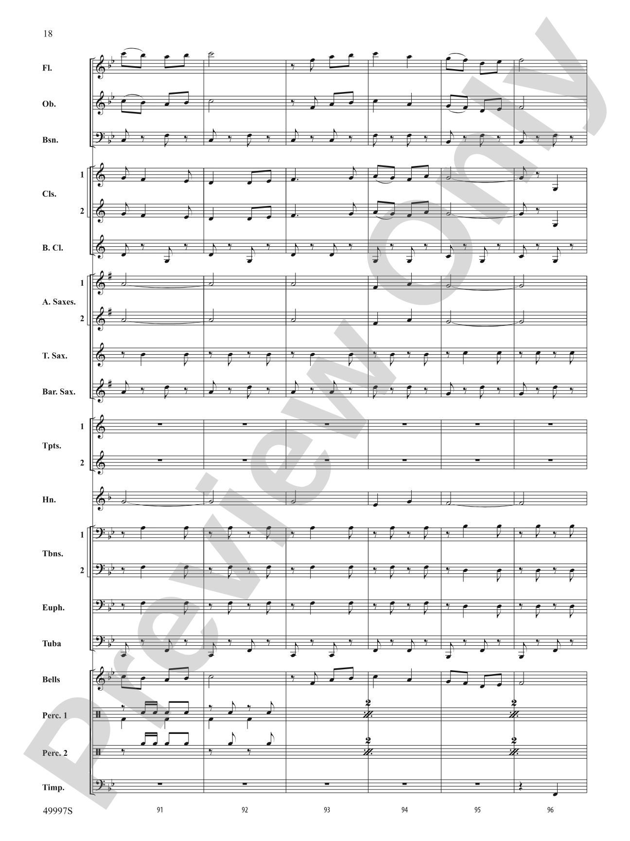 Paso Del Aguila: Concert Band Conductor Score & Parts