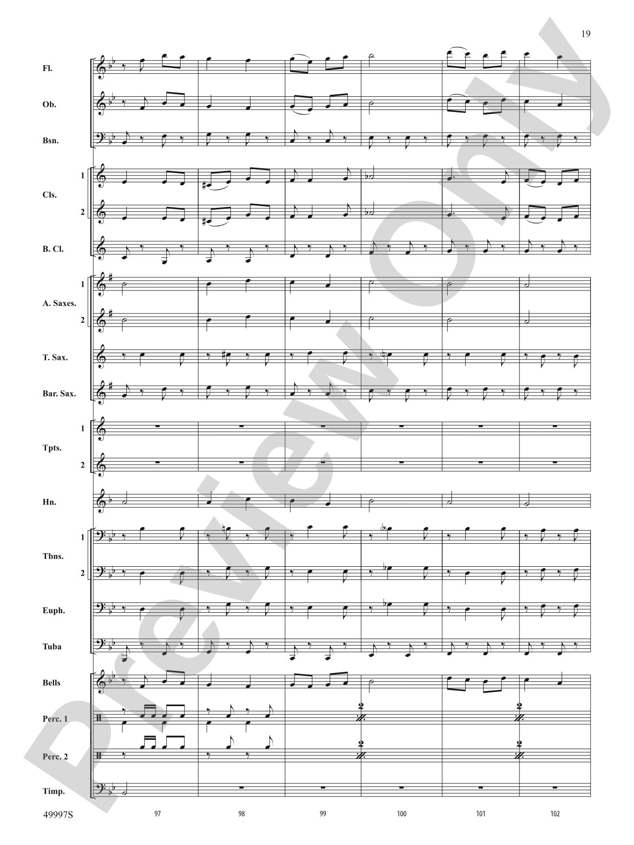 Paso Del Aguila: Concert Band Conductor Score & Parts