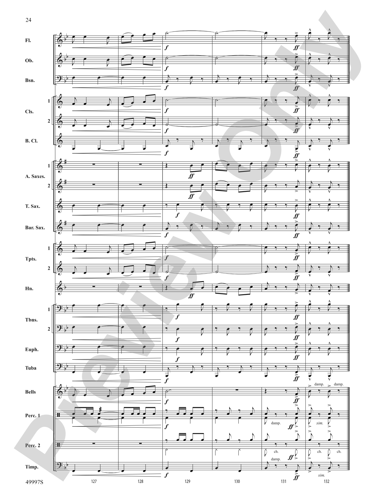 Paso Del Aguila: Concert Band Conductor Score & Parts