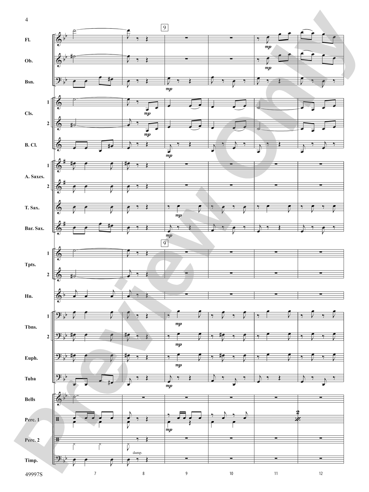 Paso Del Aguila: Concert Band Conductor Score & Parts