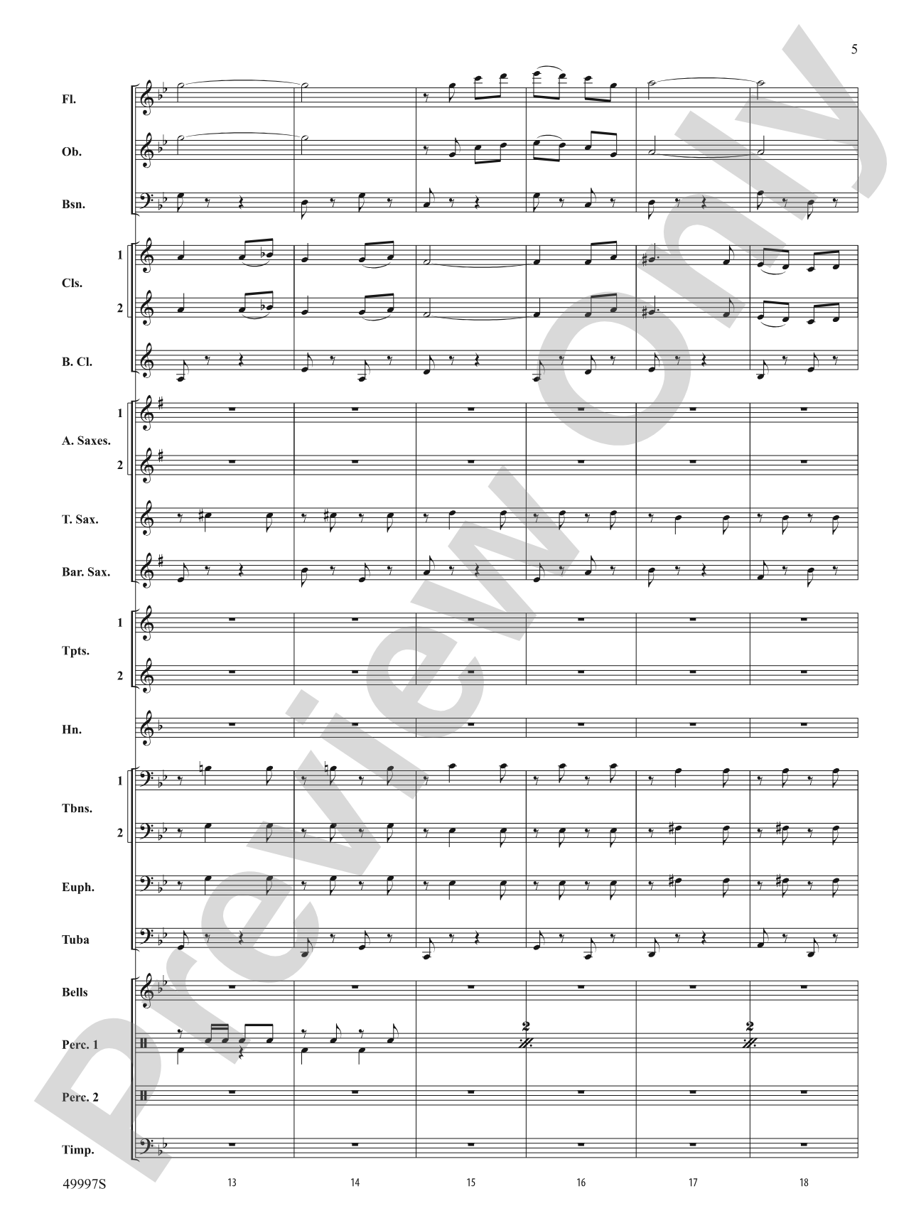 Paso Del Aguila: Concert Band Conductor Score & Parts