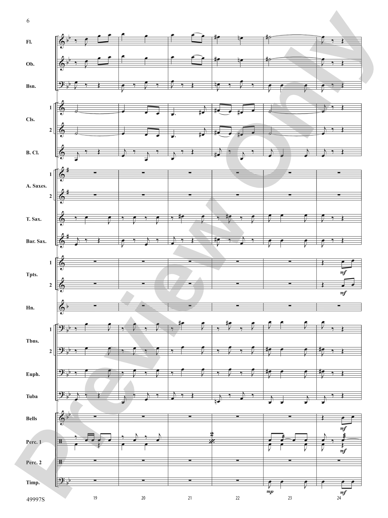 Paso Del Aguila: Concert Band Conductor Score & Parts