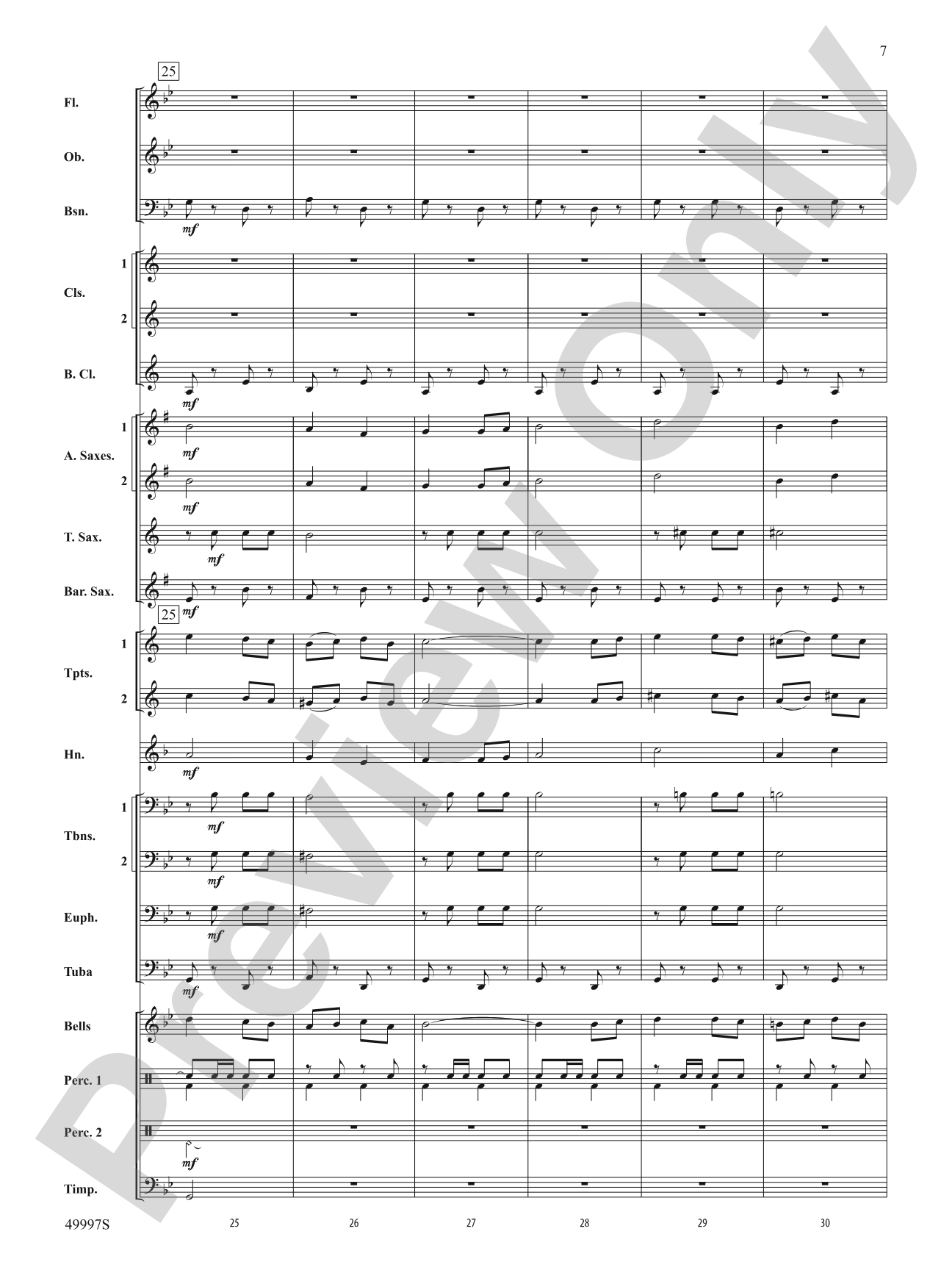 Paso Del Aguila: Concert Band Conductor Score & Parts