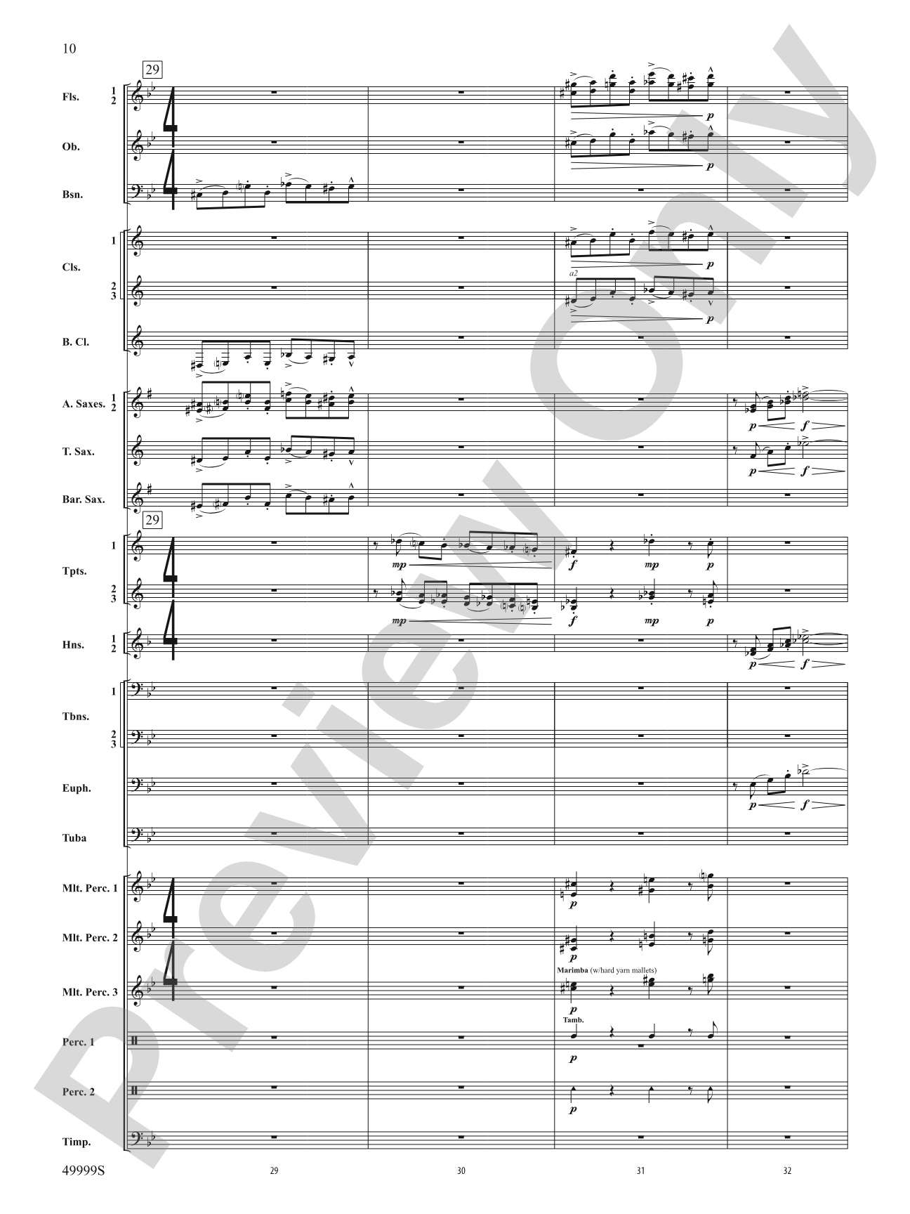 Swarm: Concert Band Conductor Score & Parts