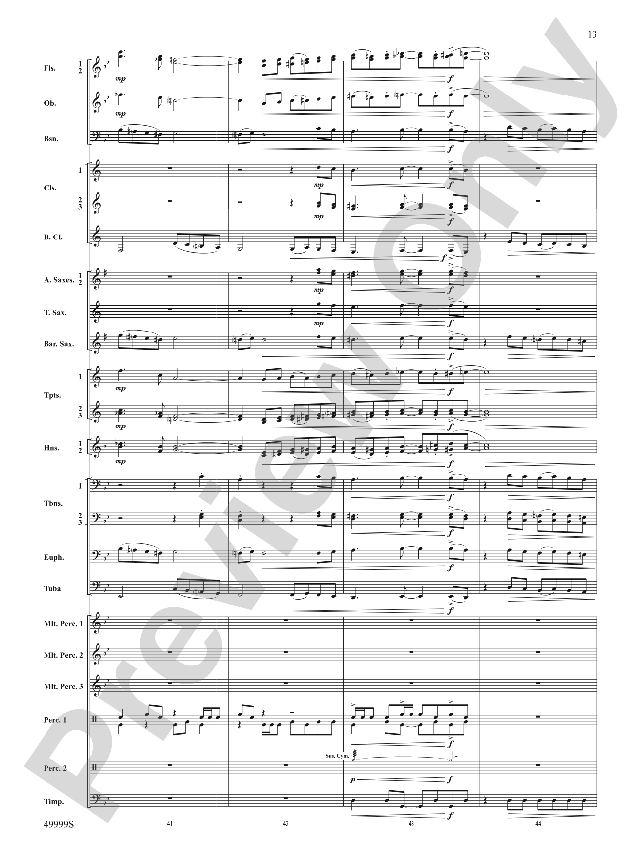 Swarm: Concert Band Conductor Score & Parts