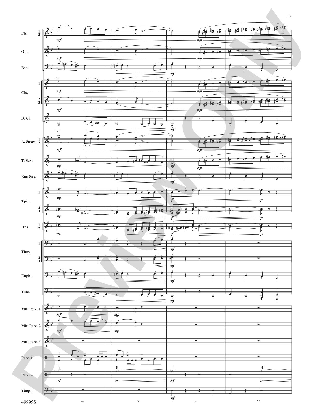Swarm: Concert Band Conductor Score & Parts