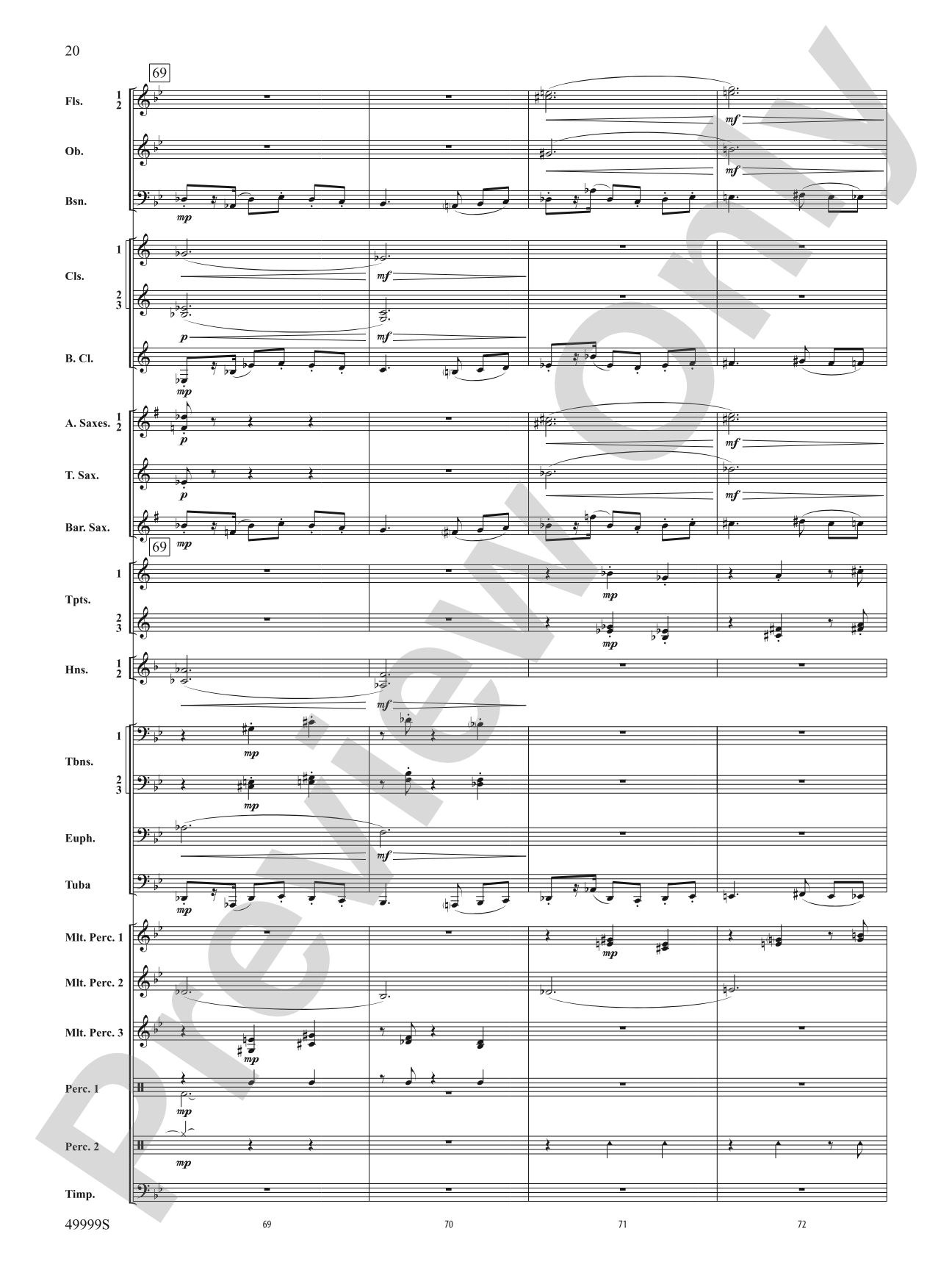 Swarm: Concert Band Conductor Score & Parts