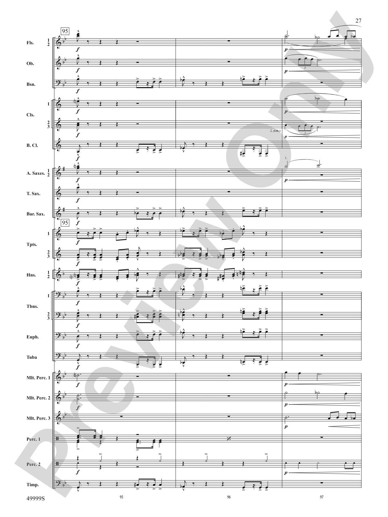 Swarm: Concert Band Conductor Score & Parts