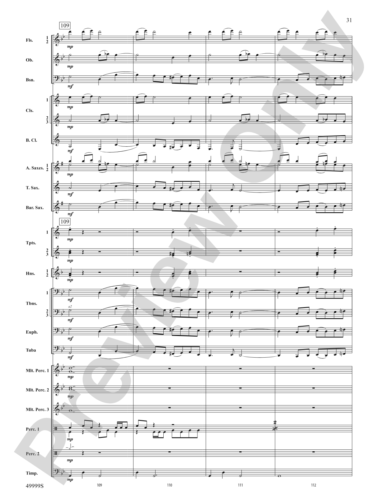 Swarm: Concert Band Conductor Score & Parts