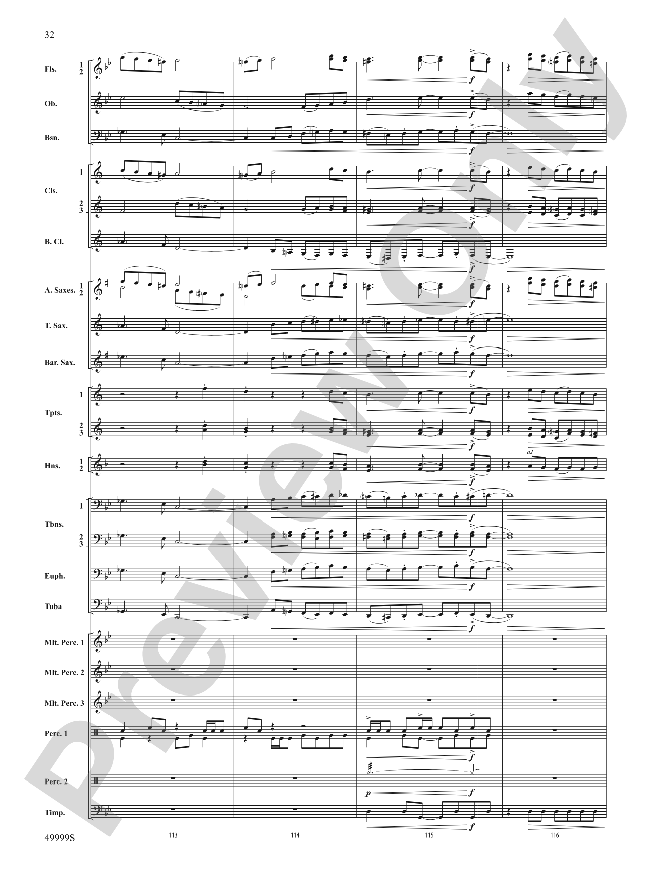 Swarm: Concert Band Conductor Score & Parts