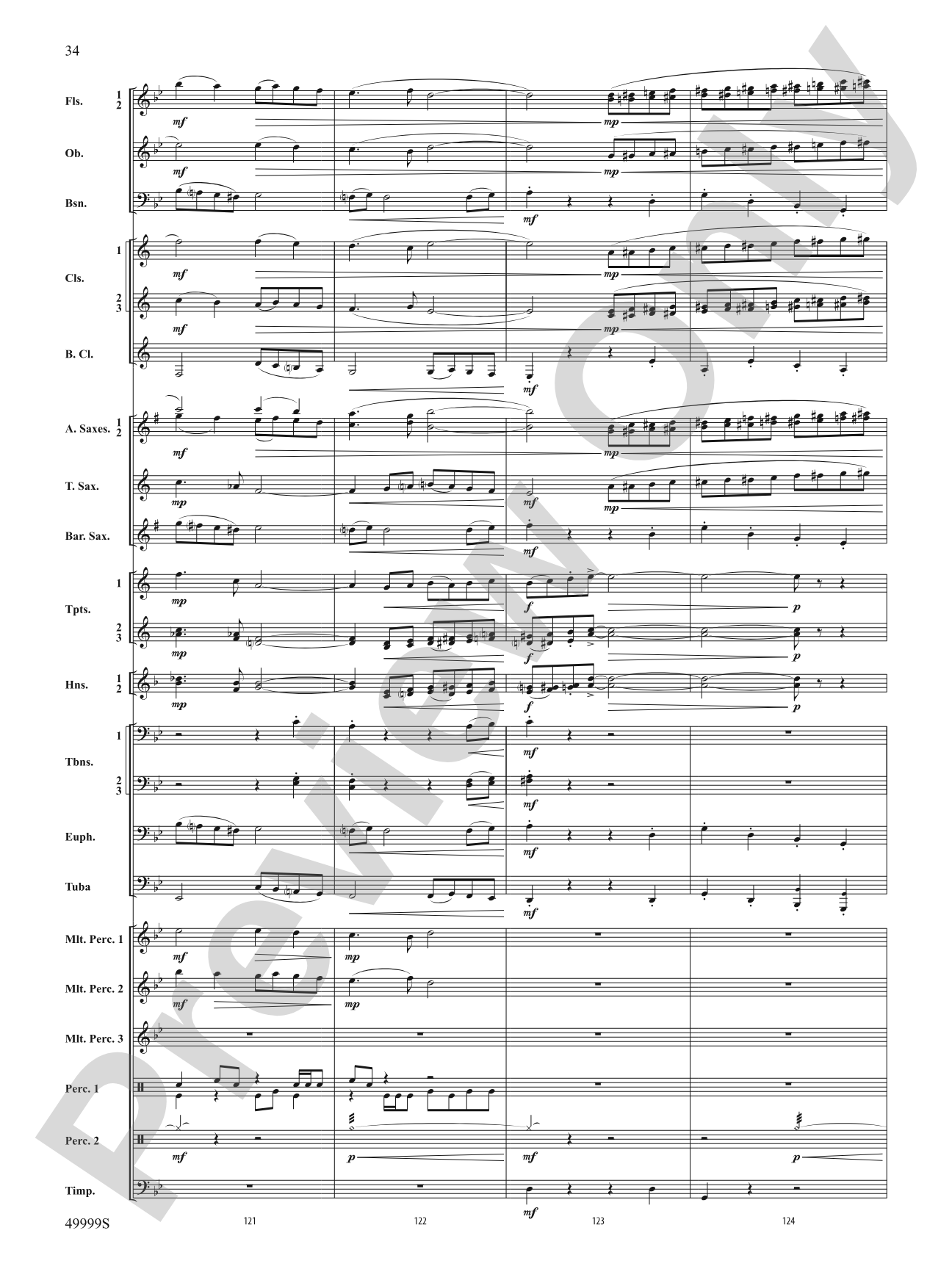 Swarm: Concert Band Conductor Score & Parts
