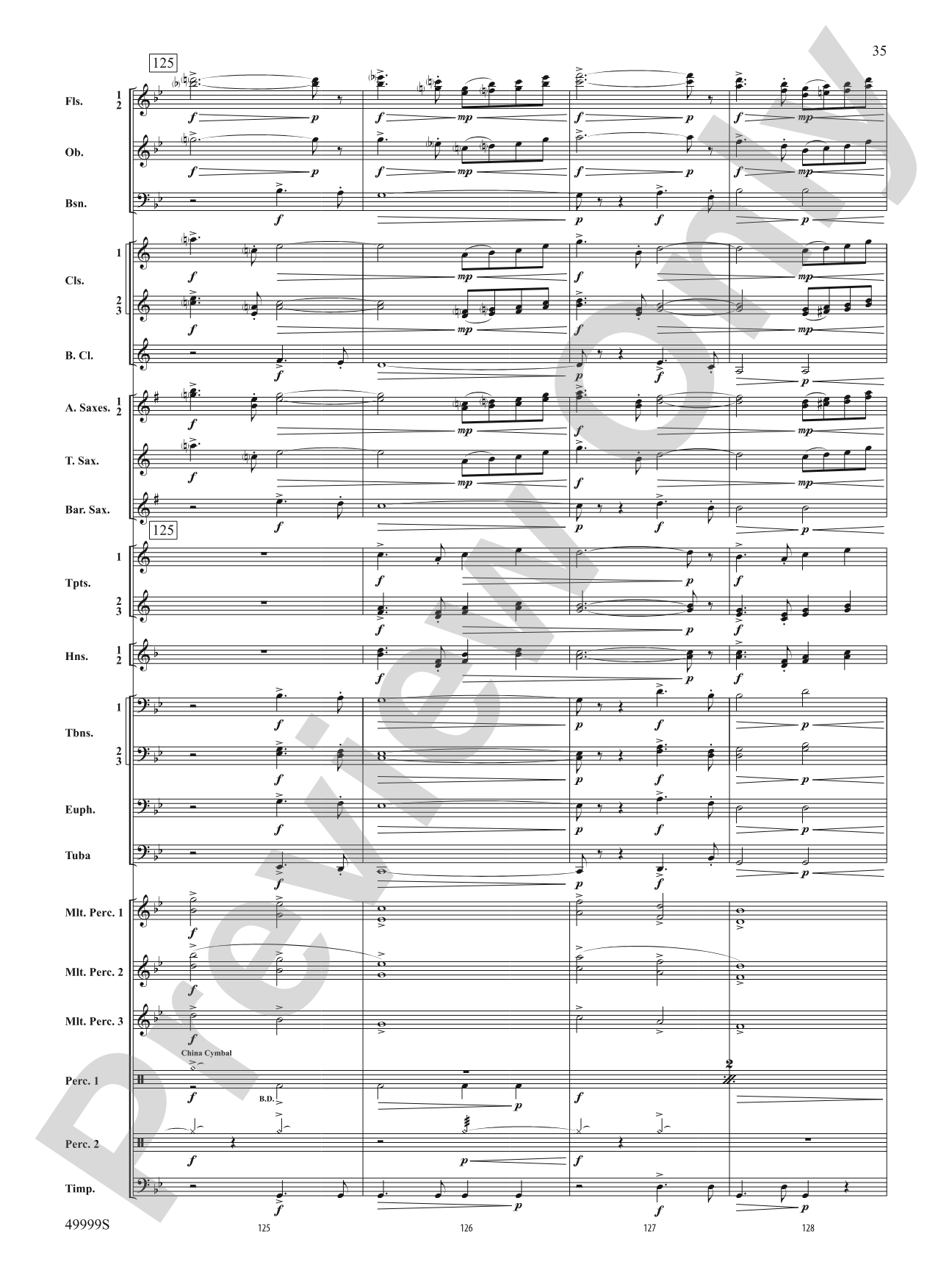 Swarm: Concert Band Conductor Score & Parts