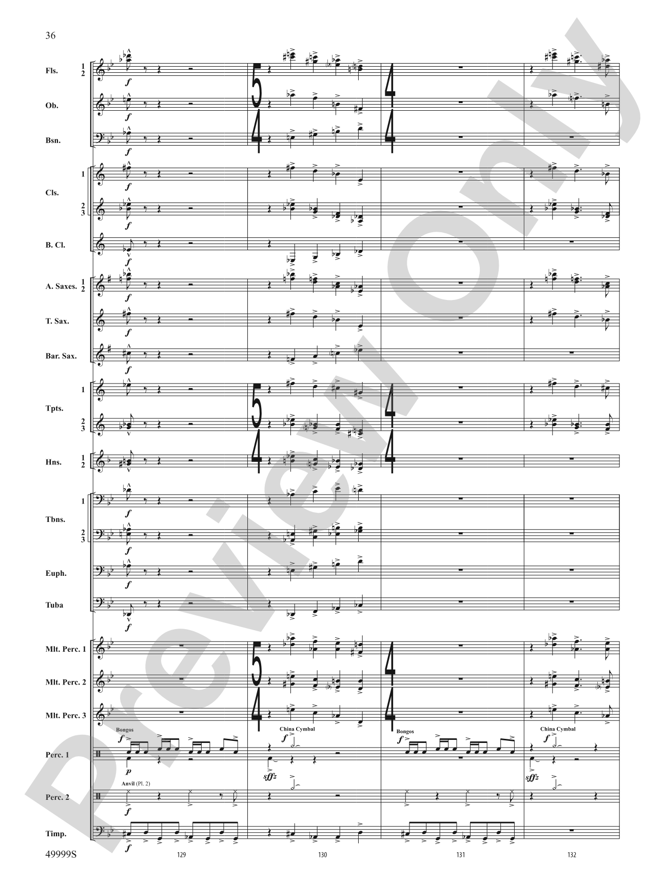 Swarm: Concert Band Conductor Score & Parts