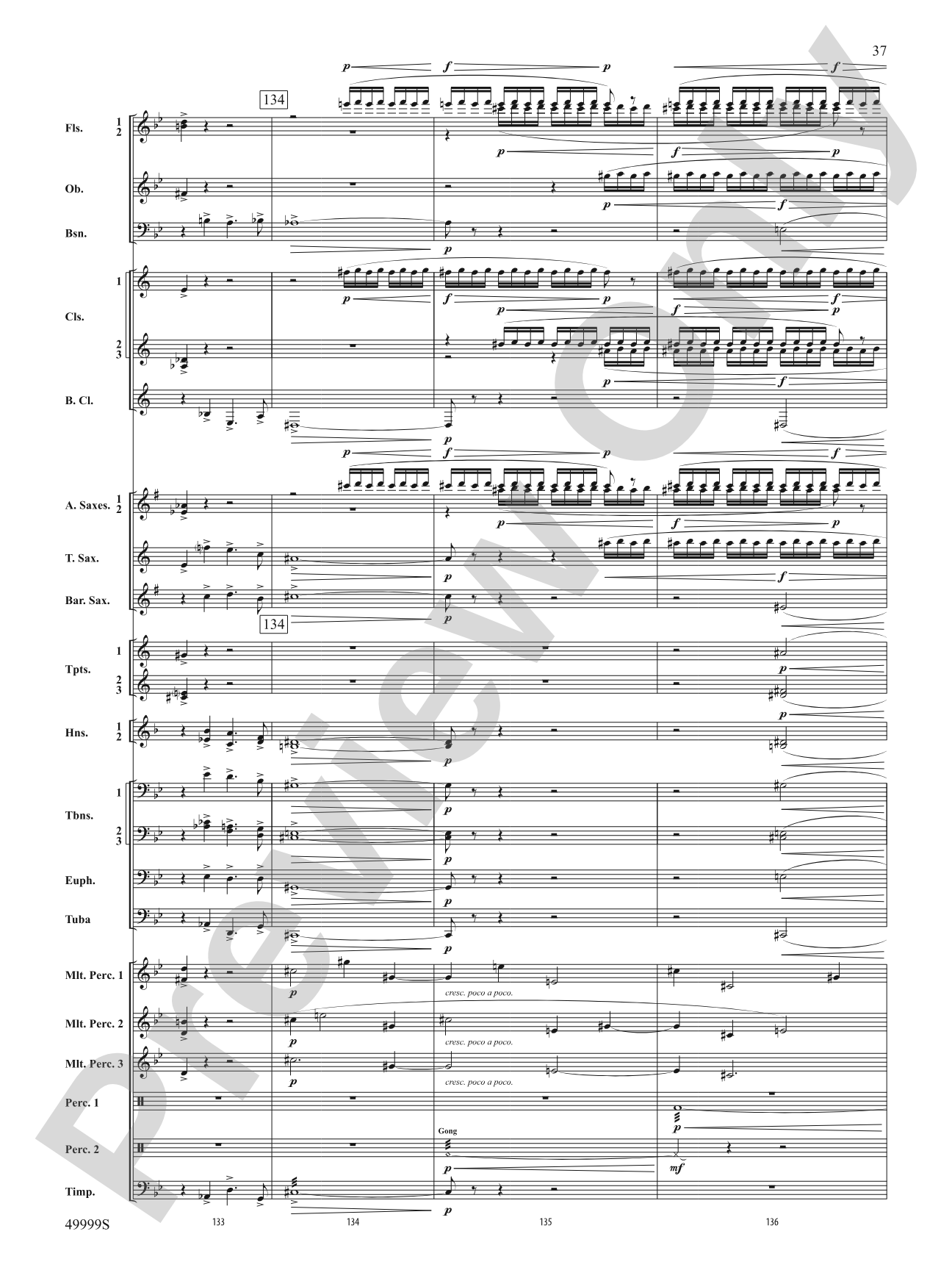 Swarm: Concert Band Conductor Score & Parts