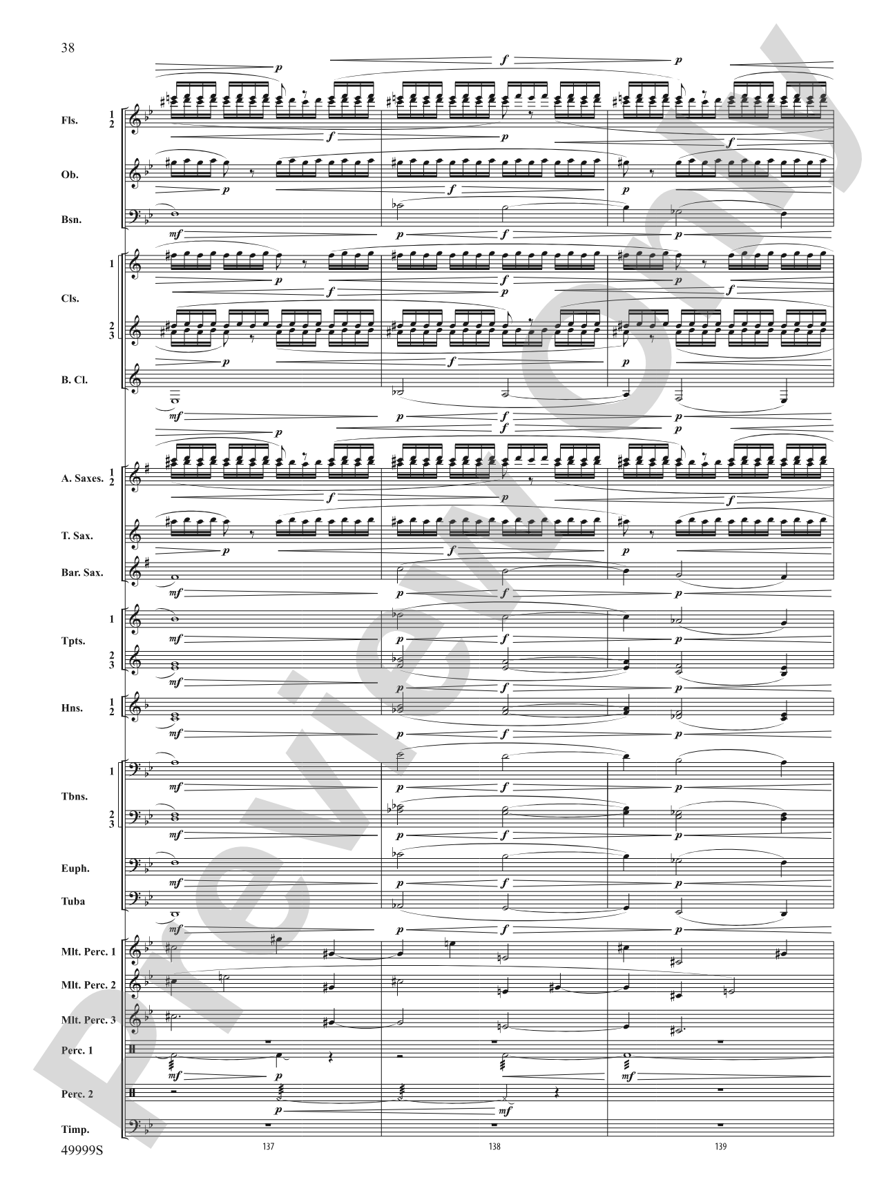 Swarm: Concert Band Conductor Score & Parts