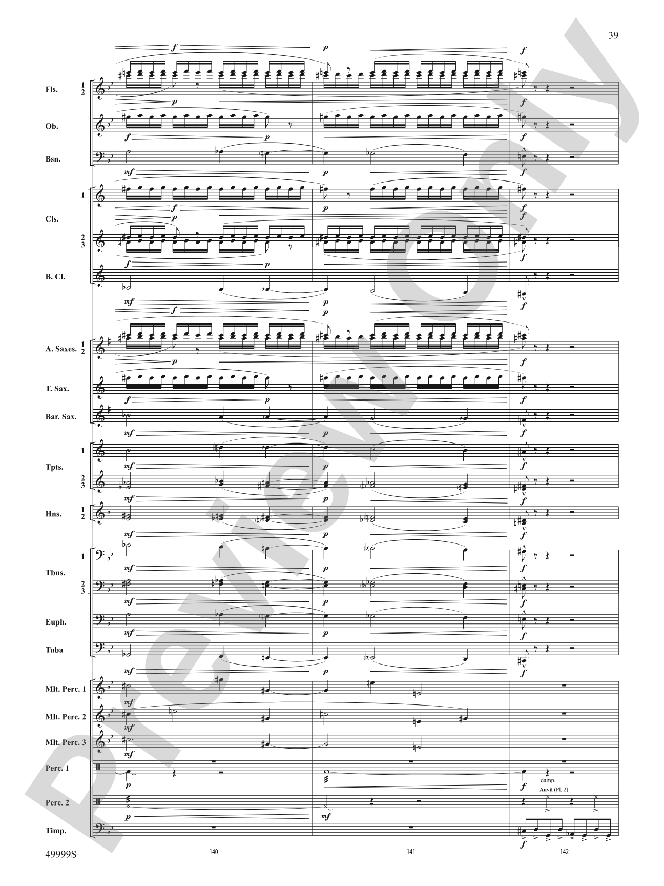 Swarm: Concert Band Conductor Score & Parts