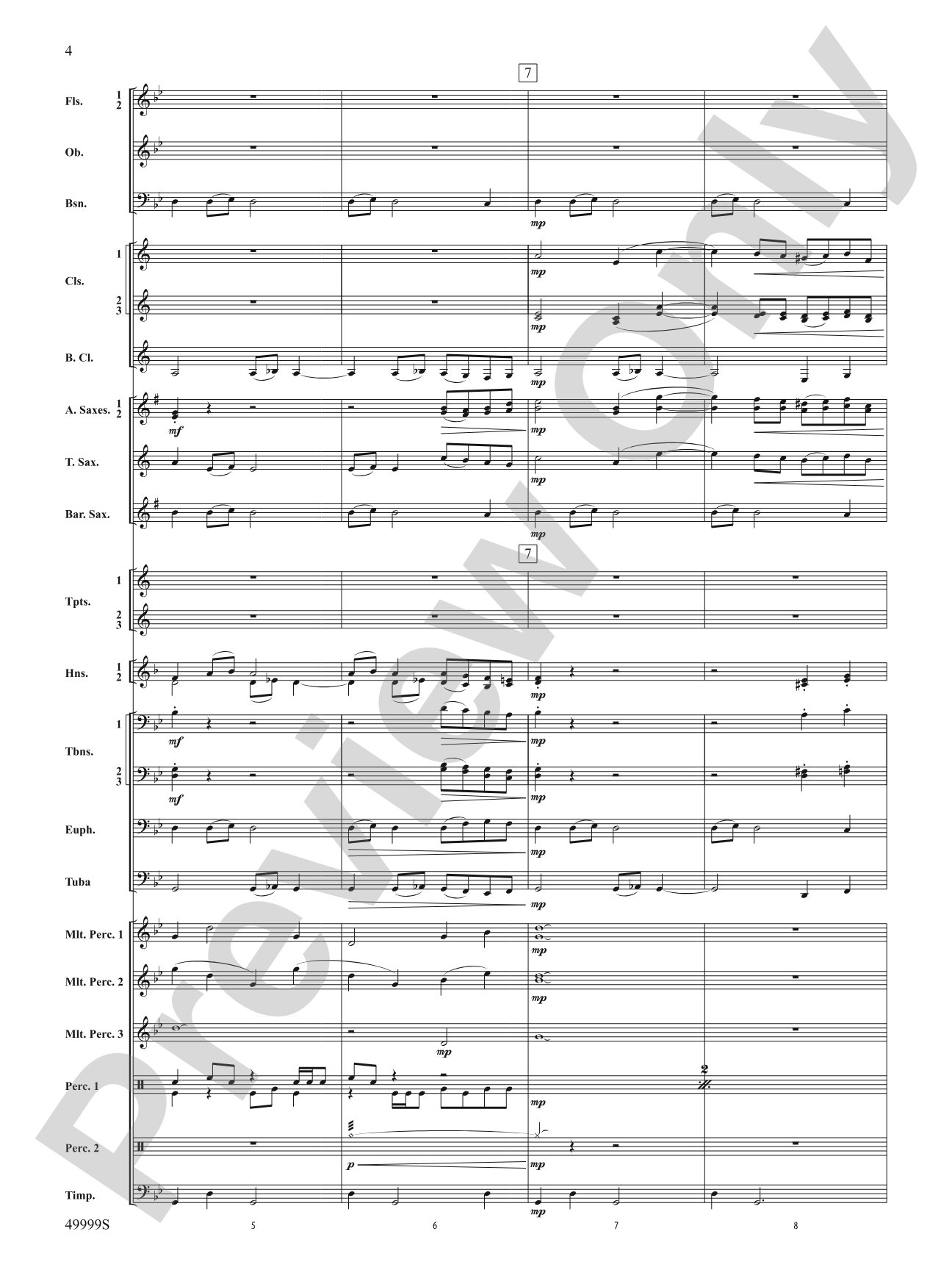 Swarm: Concert Band Conductor Score & Parts