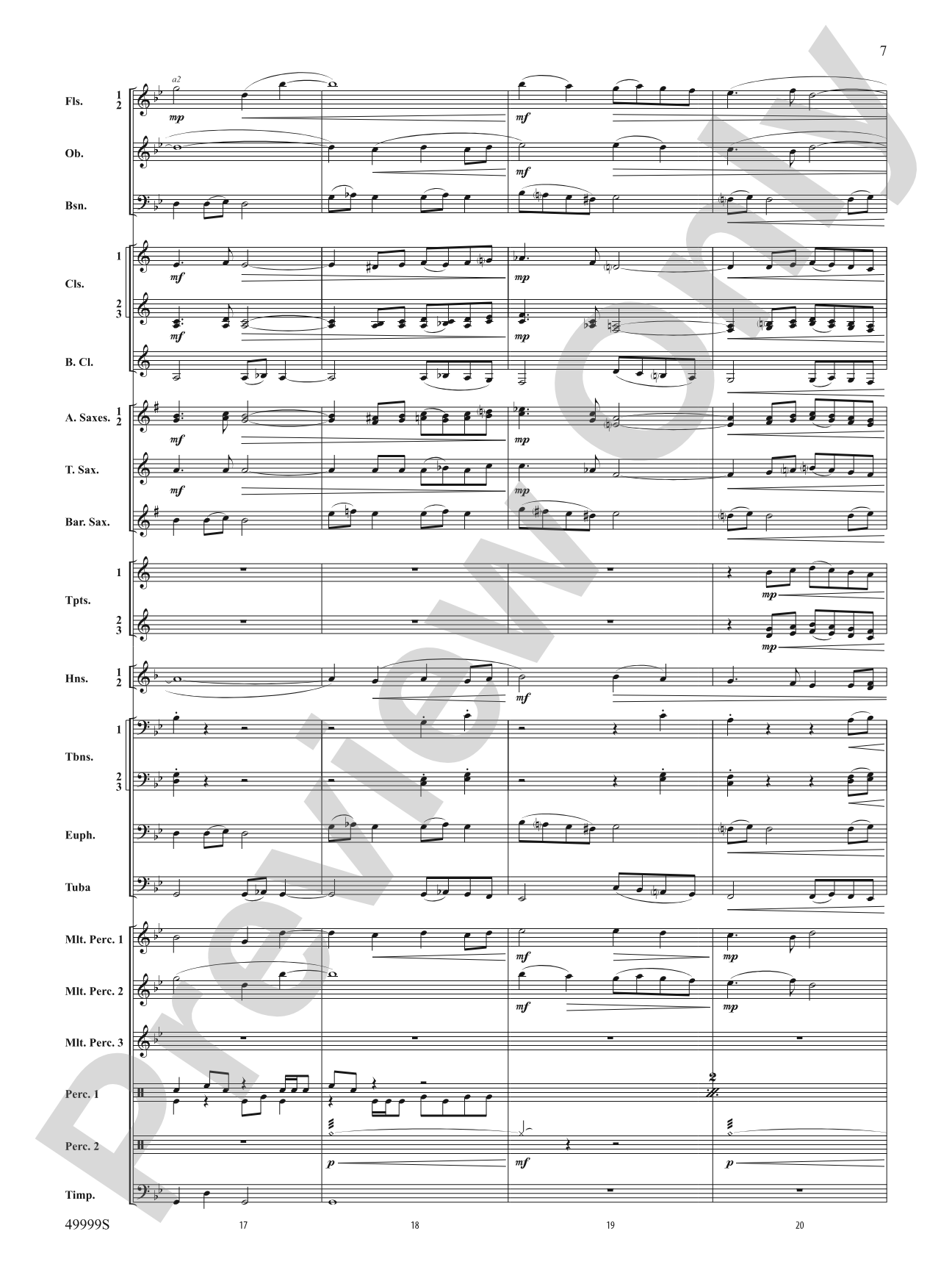 Swarm: Concert Band Conductor Score & Parts