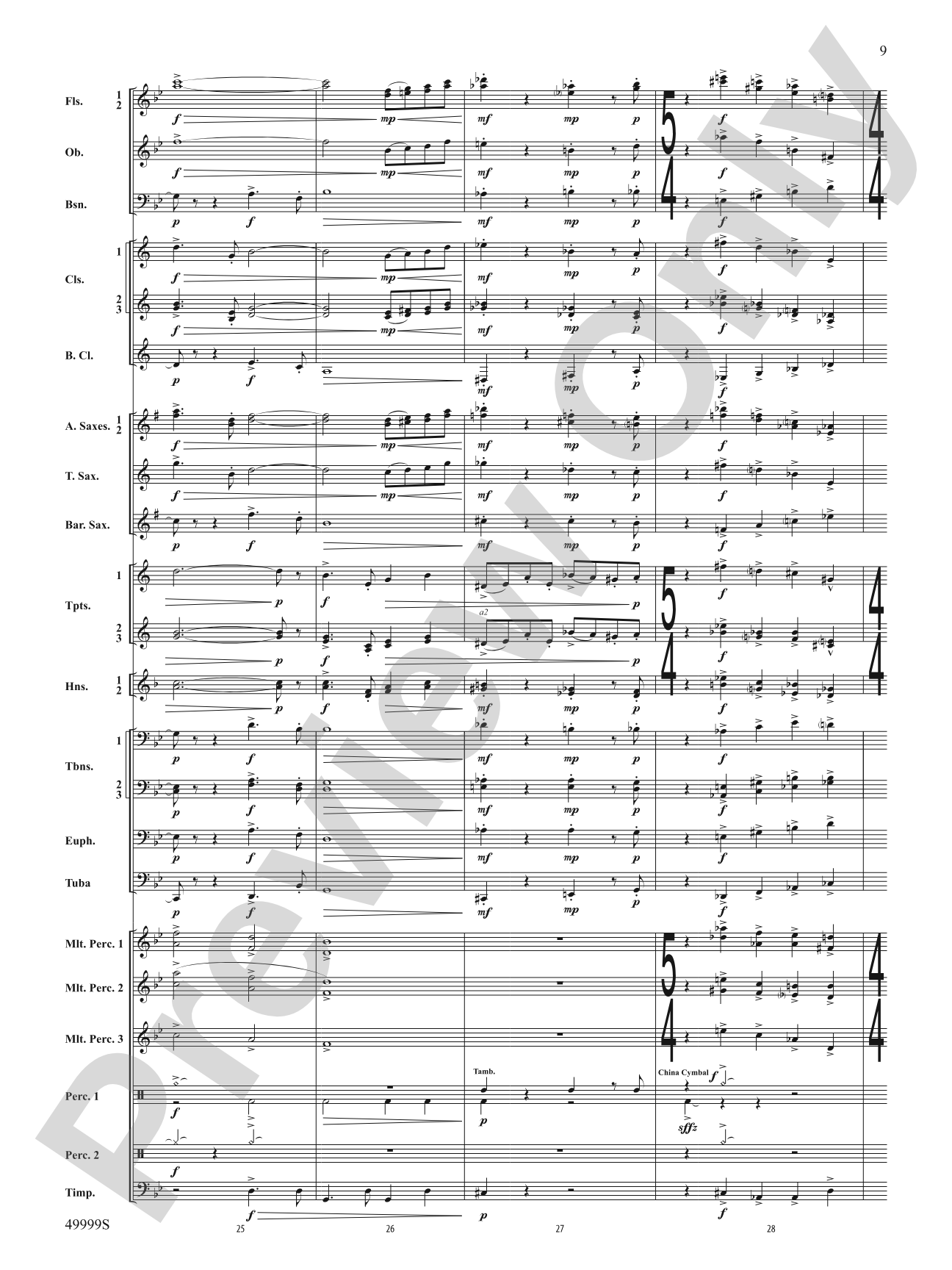 Swarm: Concert Band Conductor Score & Parts