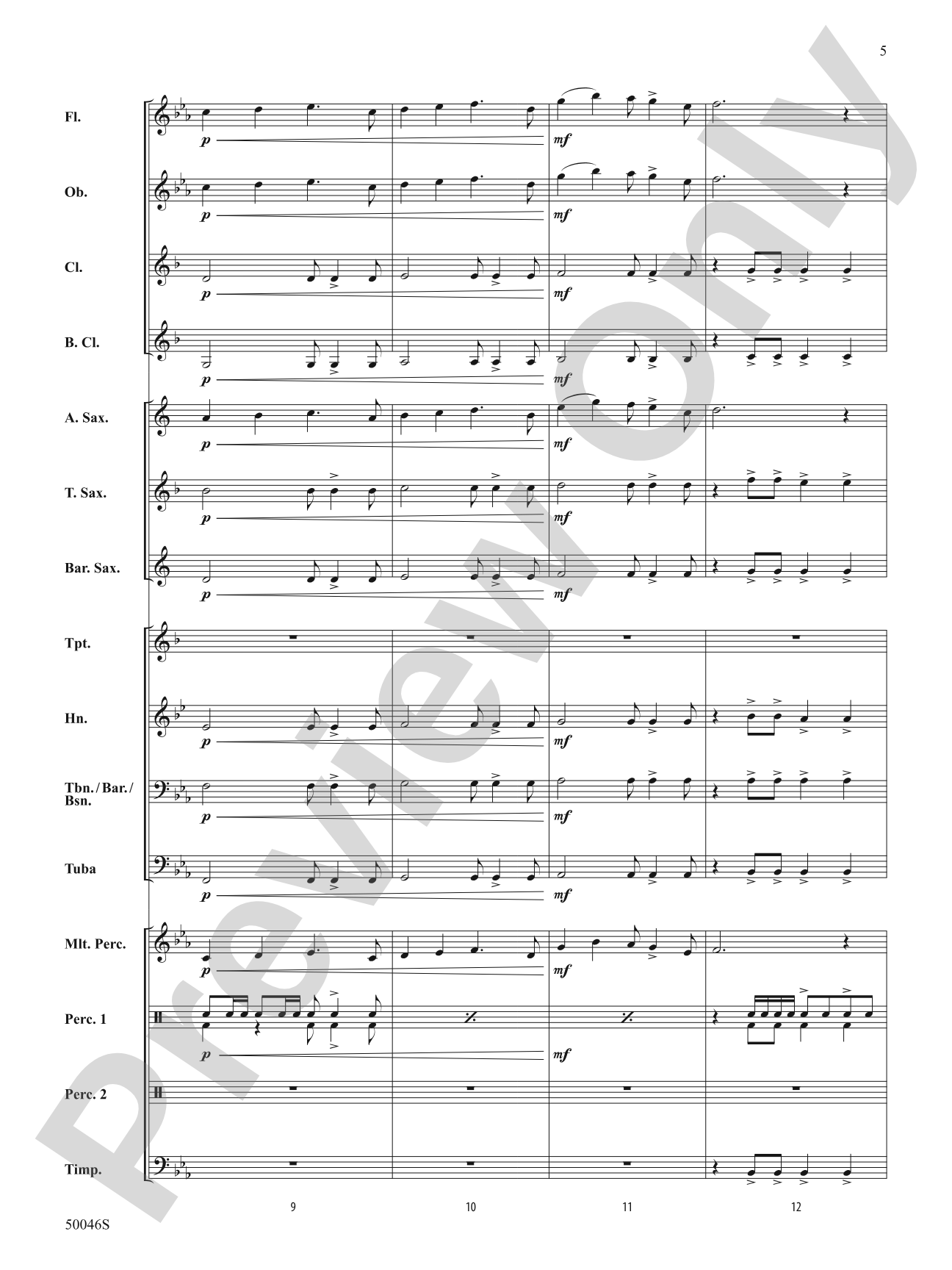 Destiny Awaits: Concert Band Conductor Score & Parts