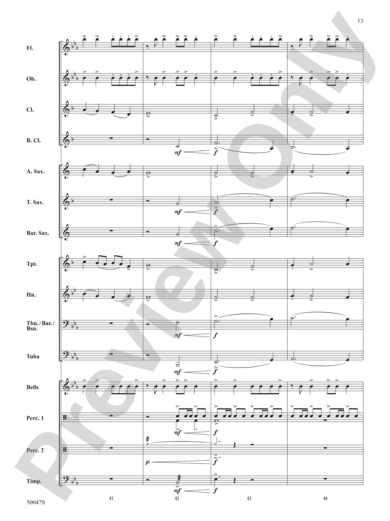Off the Line!: Concert Band Conductor Score & Parts