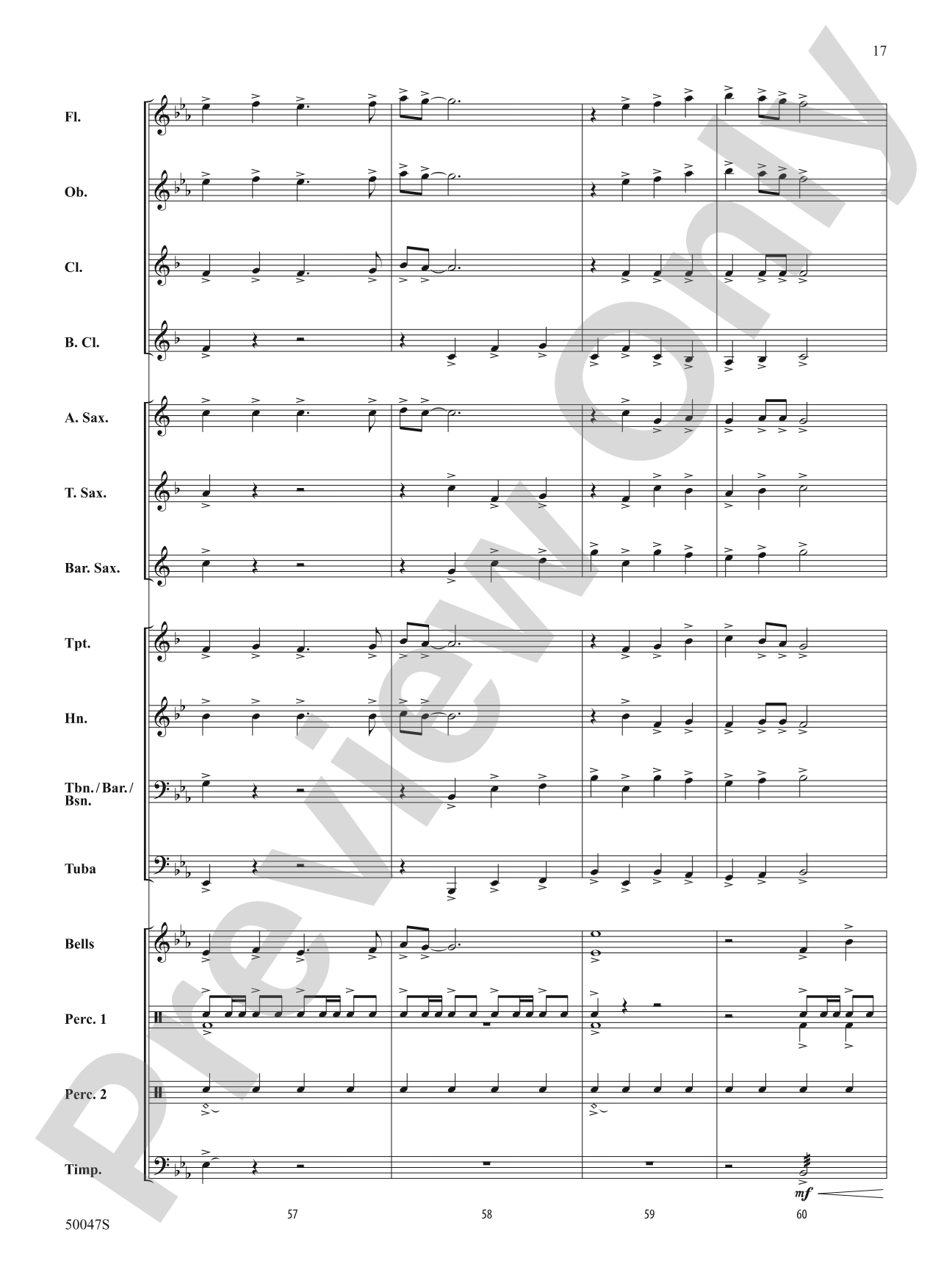 Off the Line!: Concert Band Conductor Score & Parts
