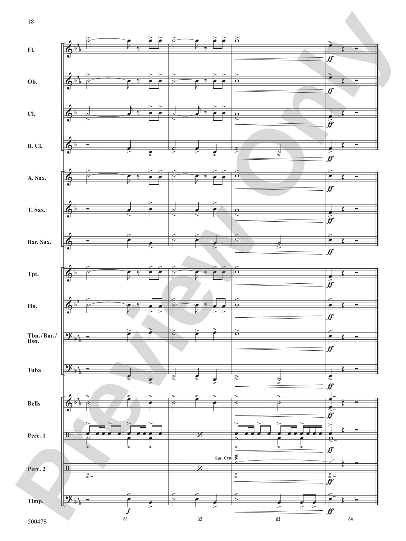 Off the Line!: Concert Band Conductor Score & Parts